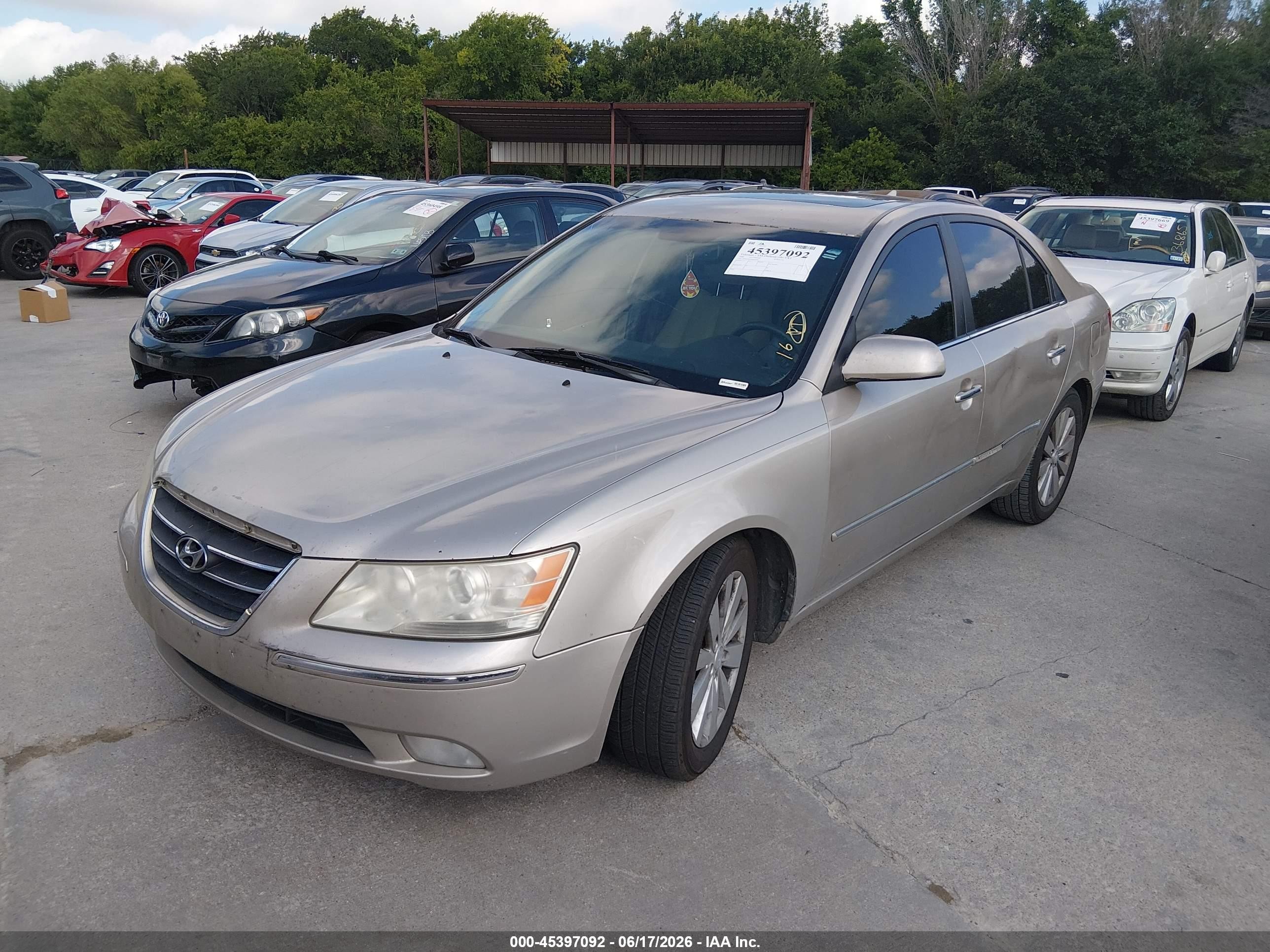 2009 Hyundai Sonata Limited V6 Blue vin: 5NPEU46F99H545661