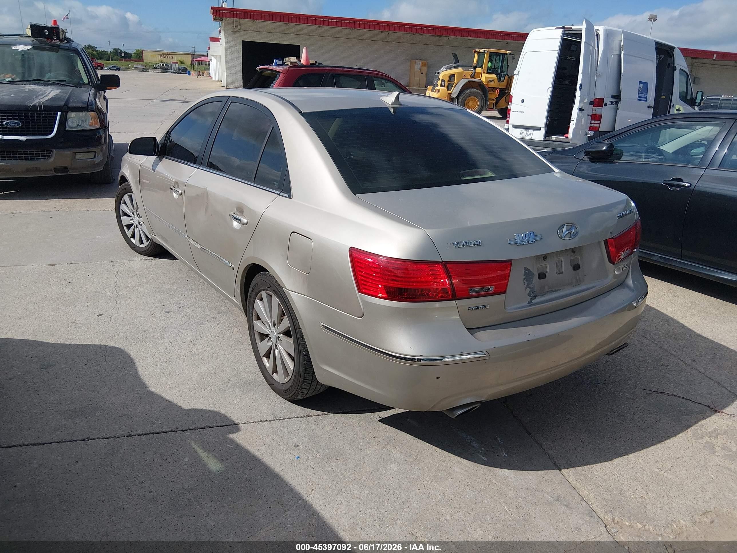 2009 Hyundai Sonata Limited V6 Blue vin: 5NPEU46F99H545661