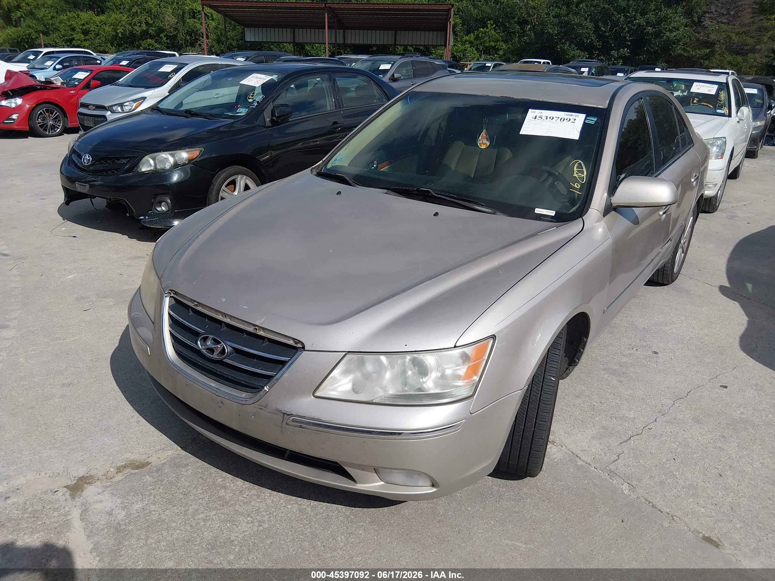 2009 Hyundai Sonata Limited V6 Blue vin: 5NPEU46F99H545661