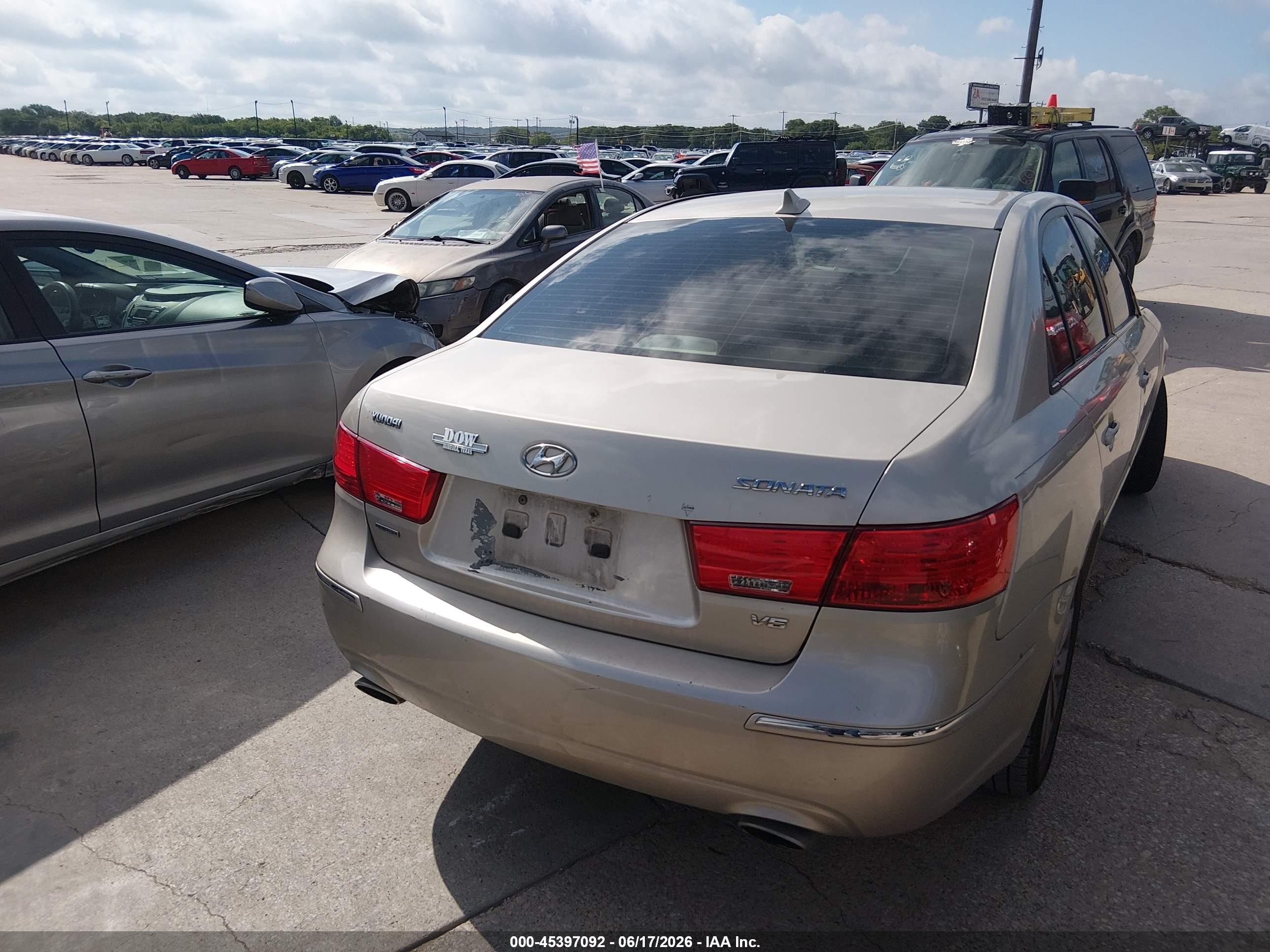 2009 Hyundai Sonata Limited V6 Blue vin: 5NPEU46F99H545661