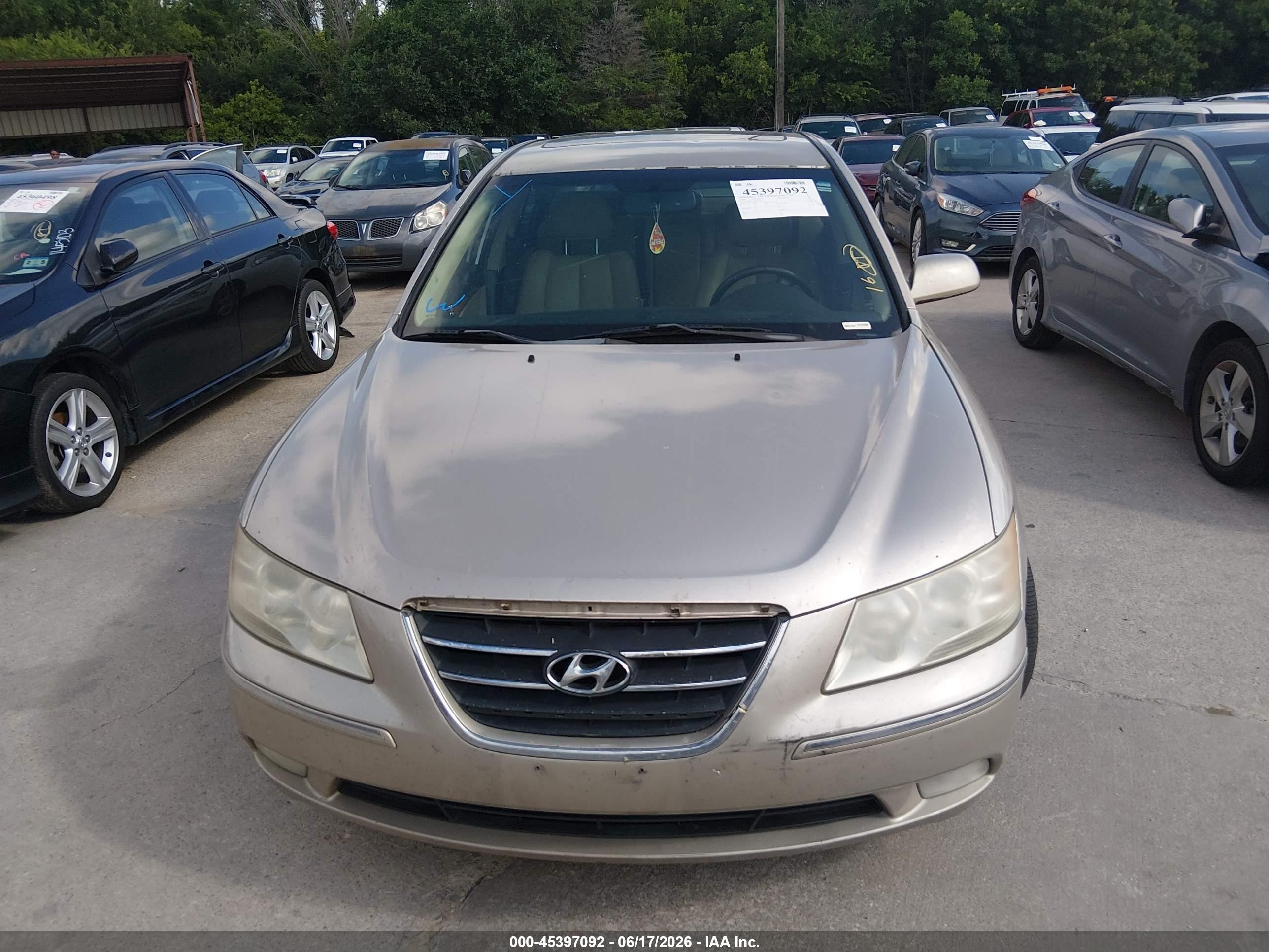 2009 Hyundai Sonata Limited V6 Blue vin: 5NPEU46F99H545661