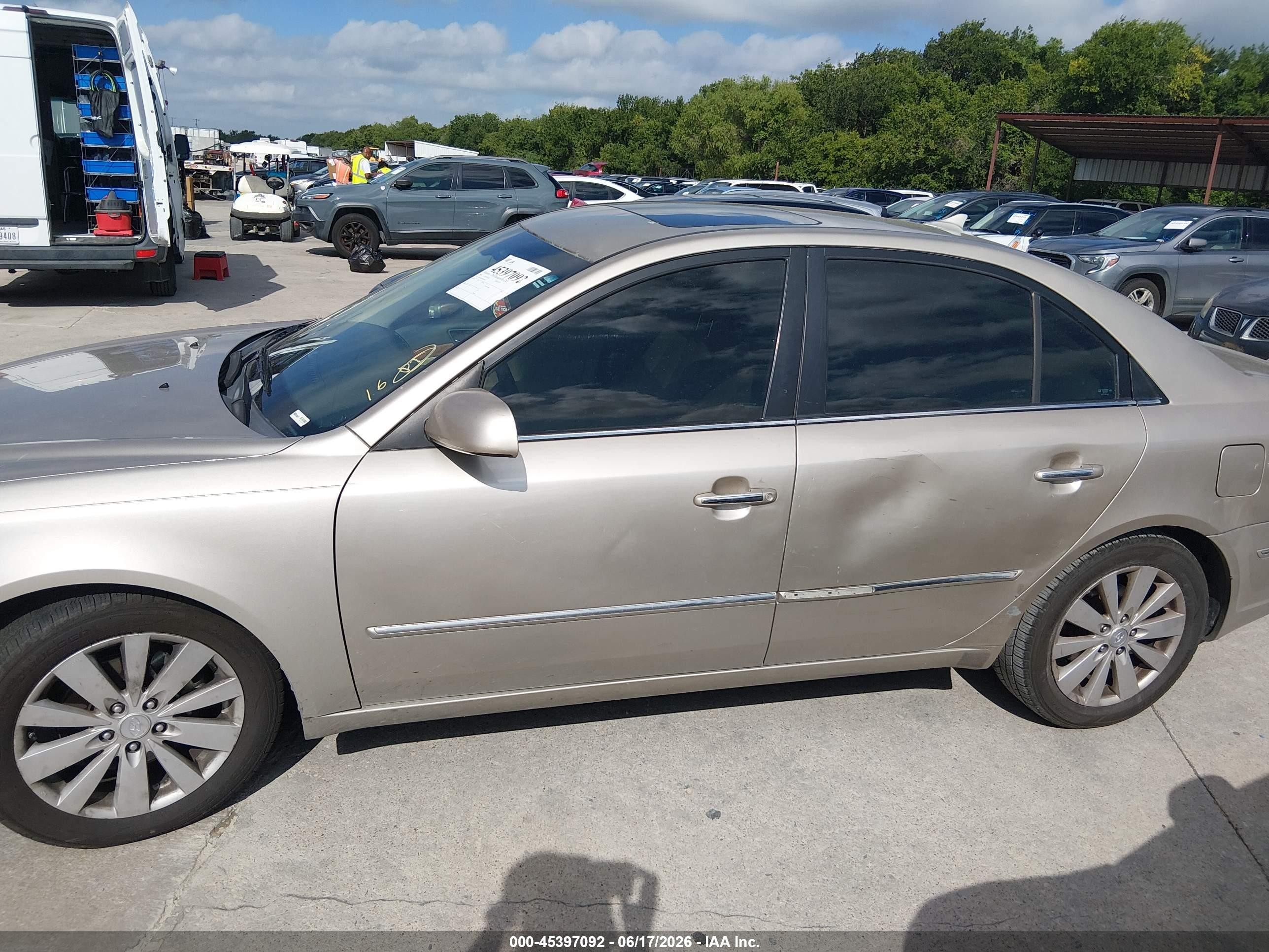 2009 Hyundai Sonata Limited V6 Blue vin: 5NPEU46F99H545661