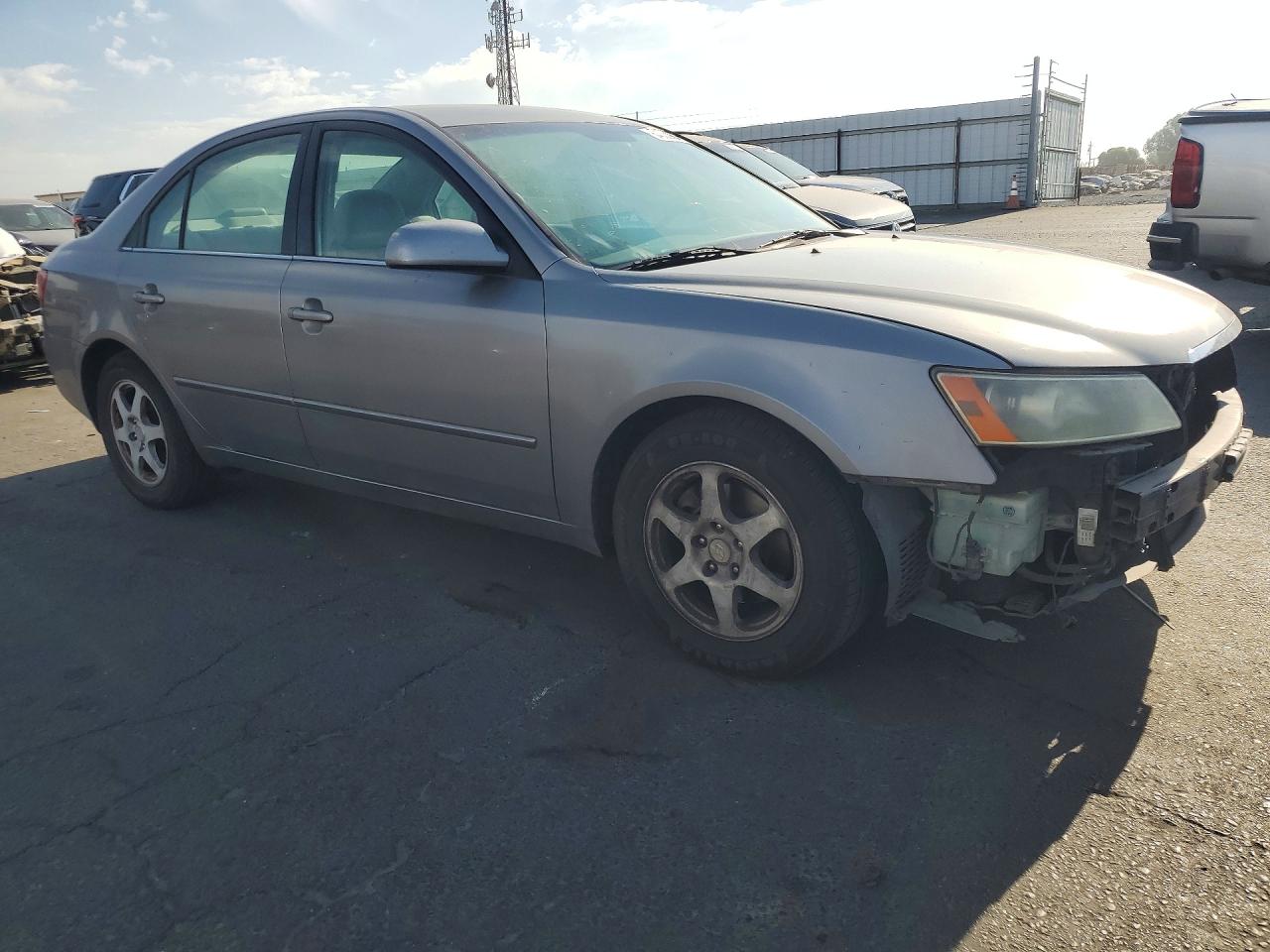2006 Hyundai Sonata Gls V6 Silver vin: 5NPEU46FX6H028171