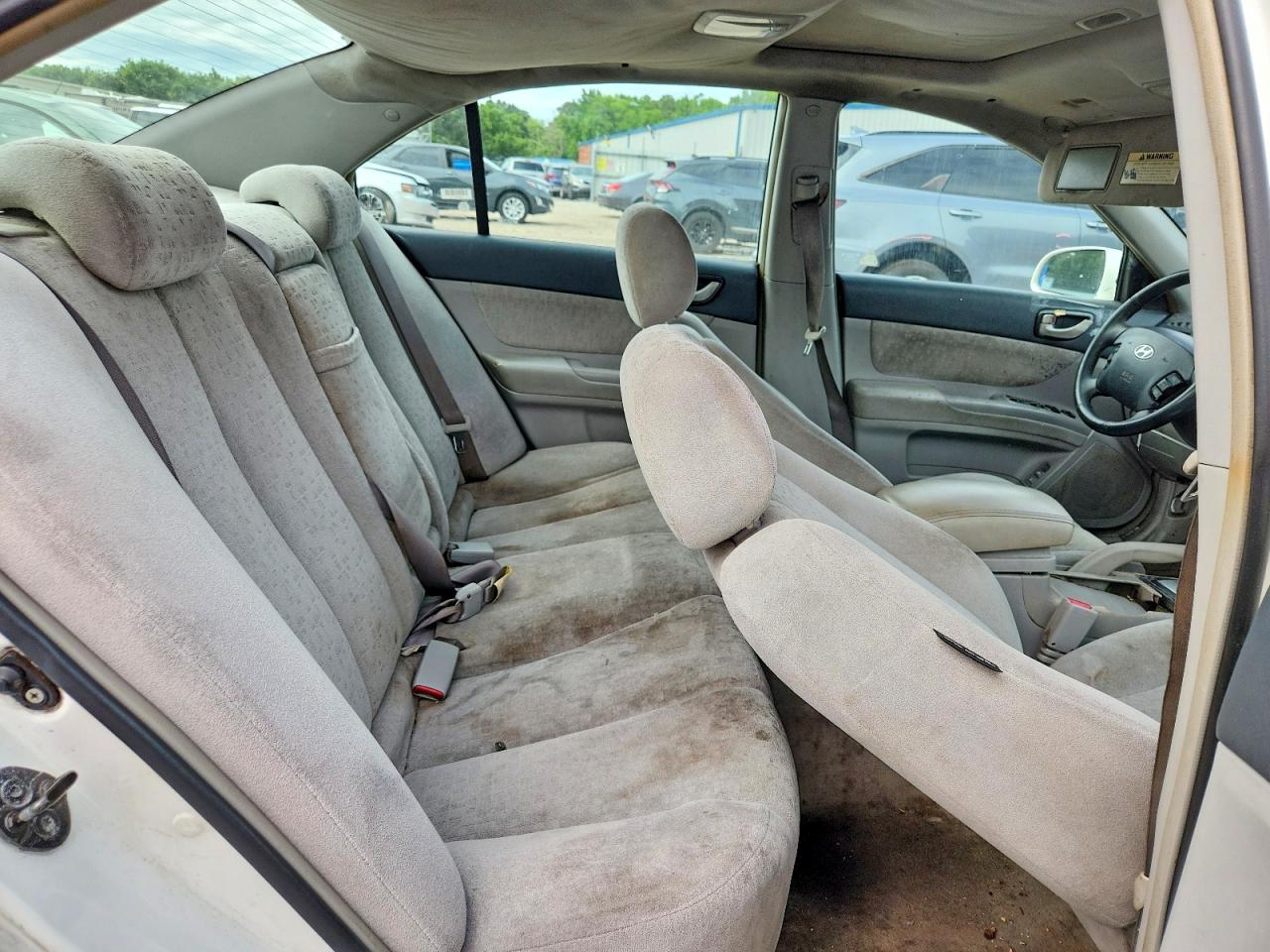 2006 Hyundai Sonata Gls V6 White vin: 5NPEU46FX6H054267