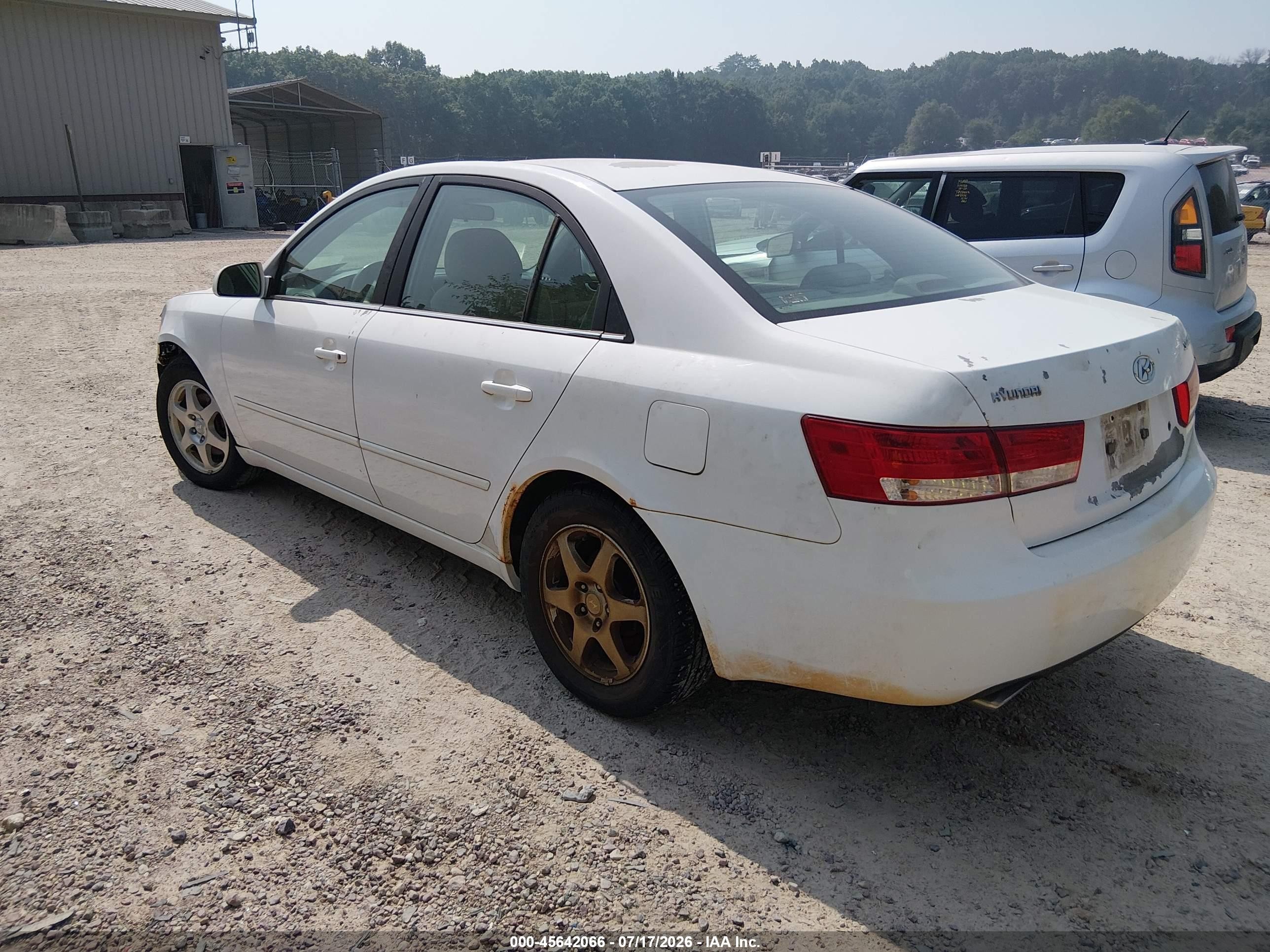 2006 Hyundai Sonata Gls V6/lx V6 Белый vin: 5NPEU46FX6H077273