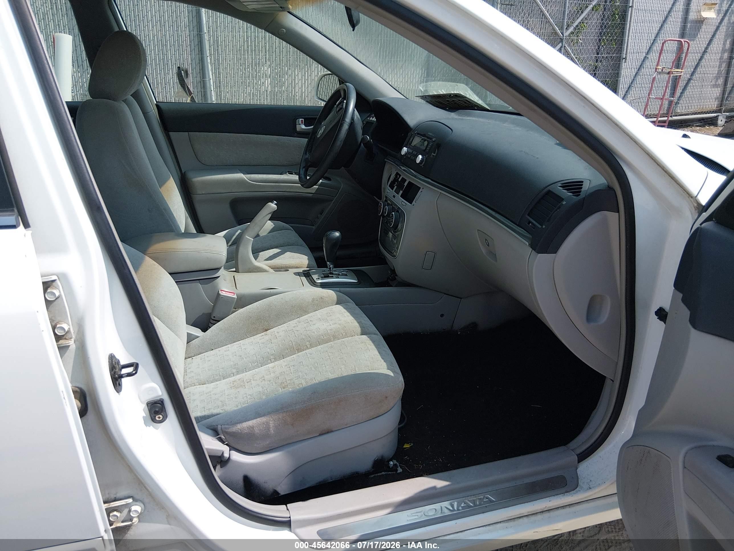 2006 Hyundai Sonata Gls V6/lx V6 Белый vin: 5NPEU46FX6H077273