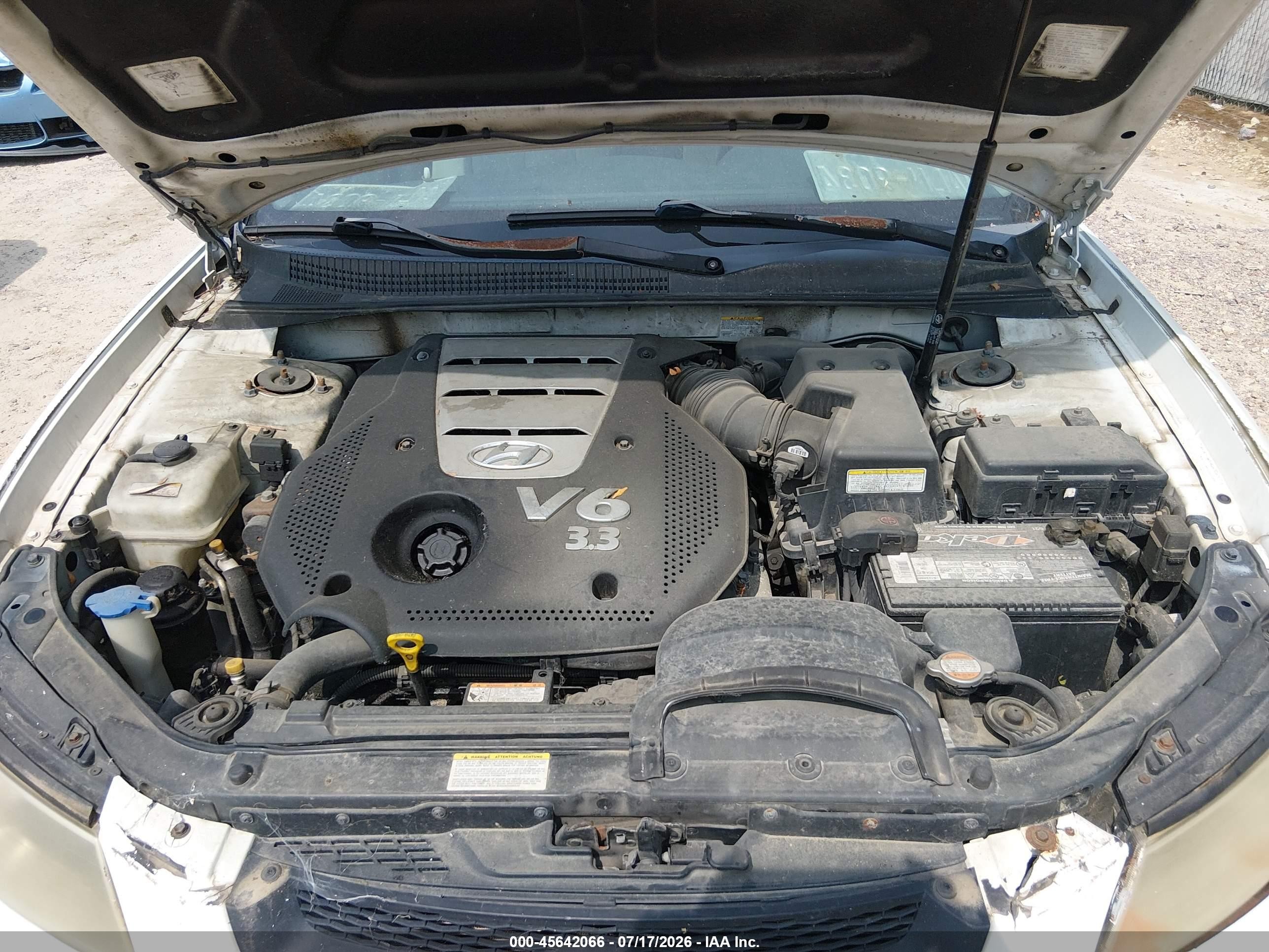 2006 Hyundai Sonata Gls V6/lx V6 Белый vin: 5NPEU46FX6H077273