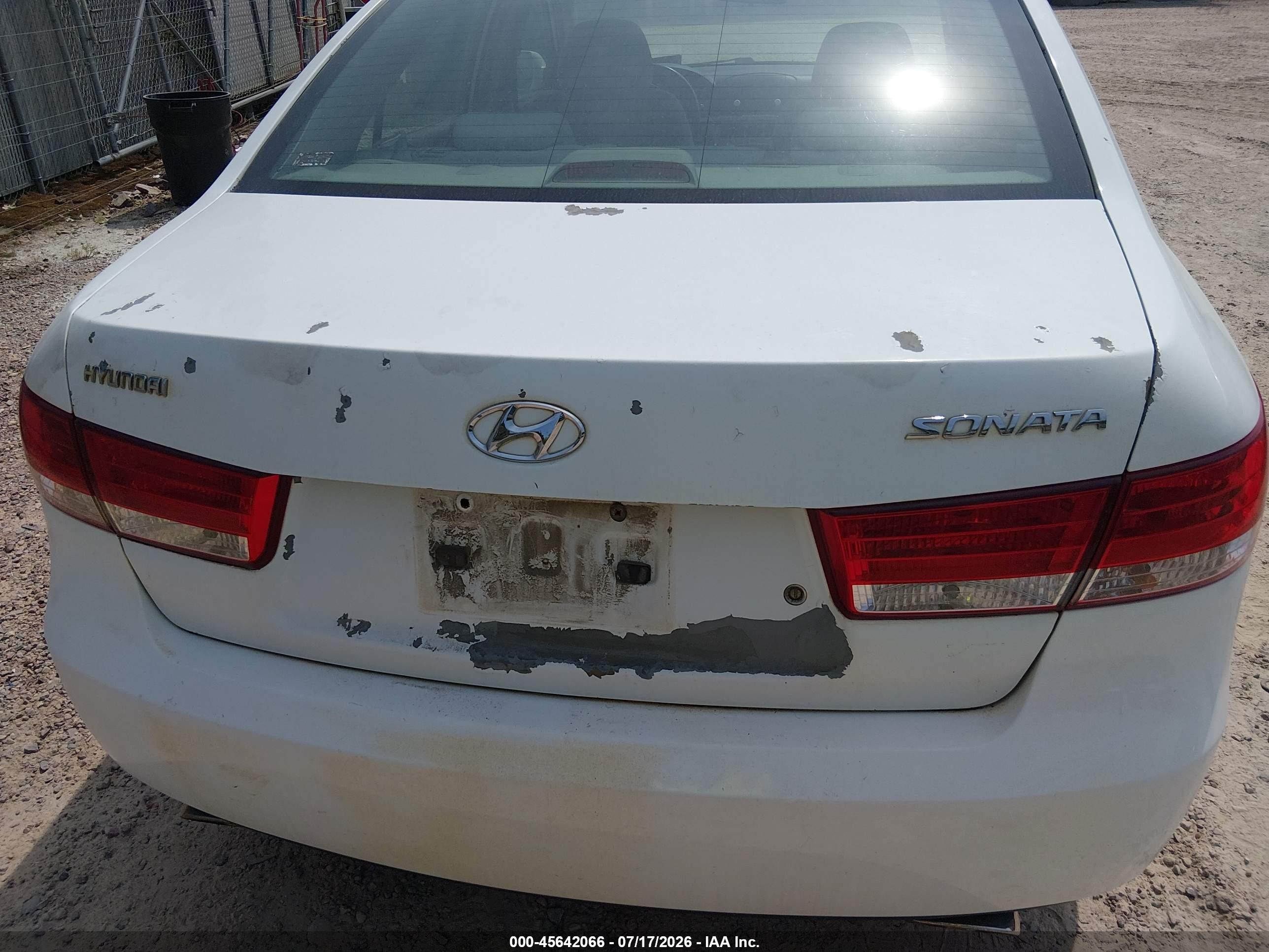 2006 Hyundai Sonata Gls V6/lx V6 Белый vin: 5NPEU46FX6H077273
