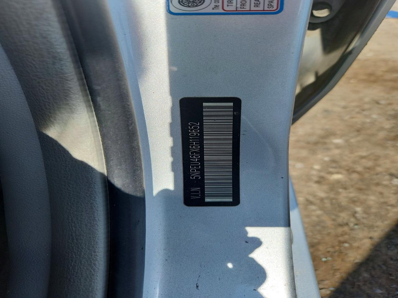 2006 Hyundai Sonata Gls V6 Серебряный vin: 5NPEU46FX6H119652