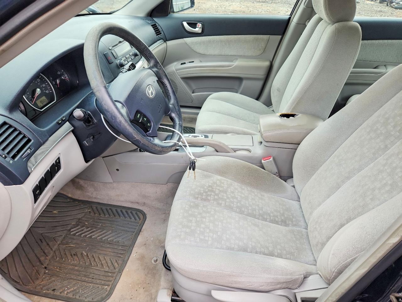 2007 Hyundai Sonata Se Синий vin: 5NPEU46FX7H158470