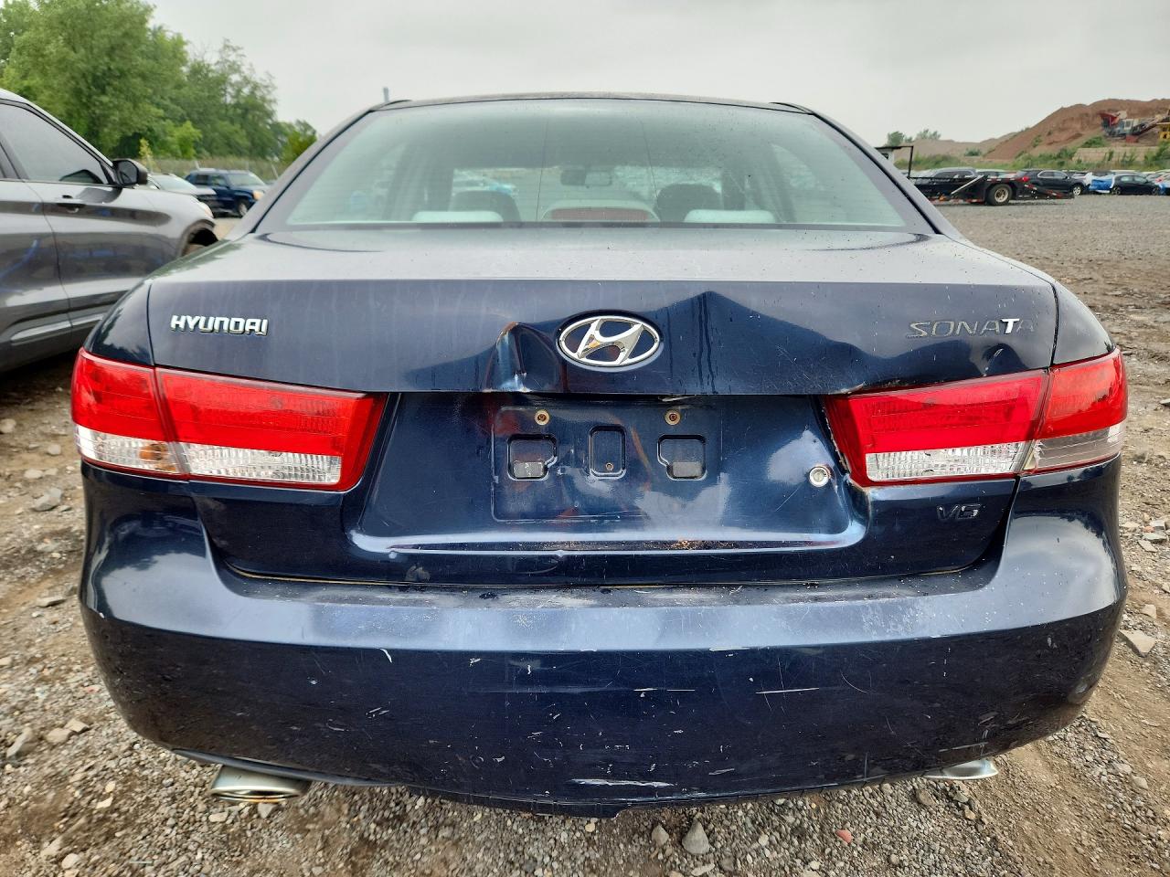 2007 Hyundai Sonata Se Синий vin: 5NPEU46FX7H158470