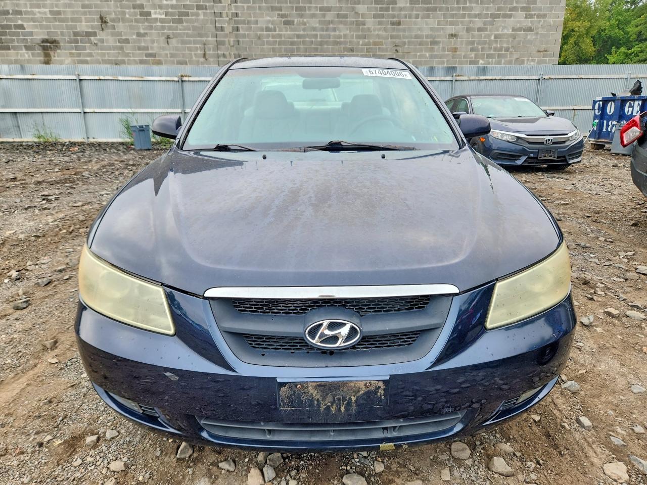 2007 Hyundai Sonata Se Синий vin: 5NPEU46FX7H158470