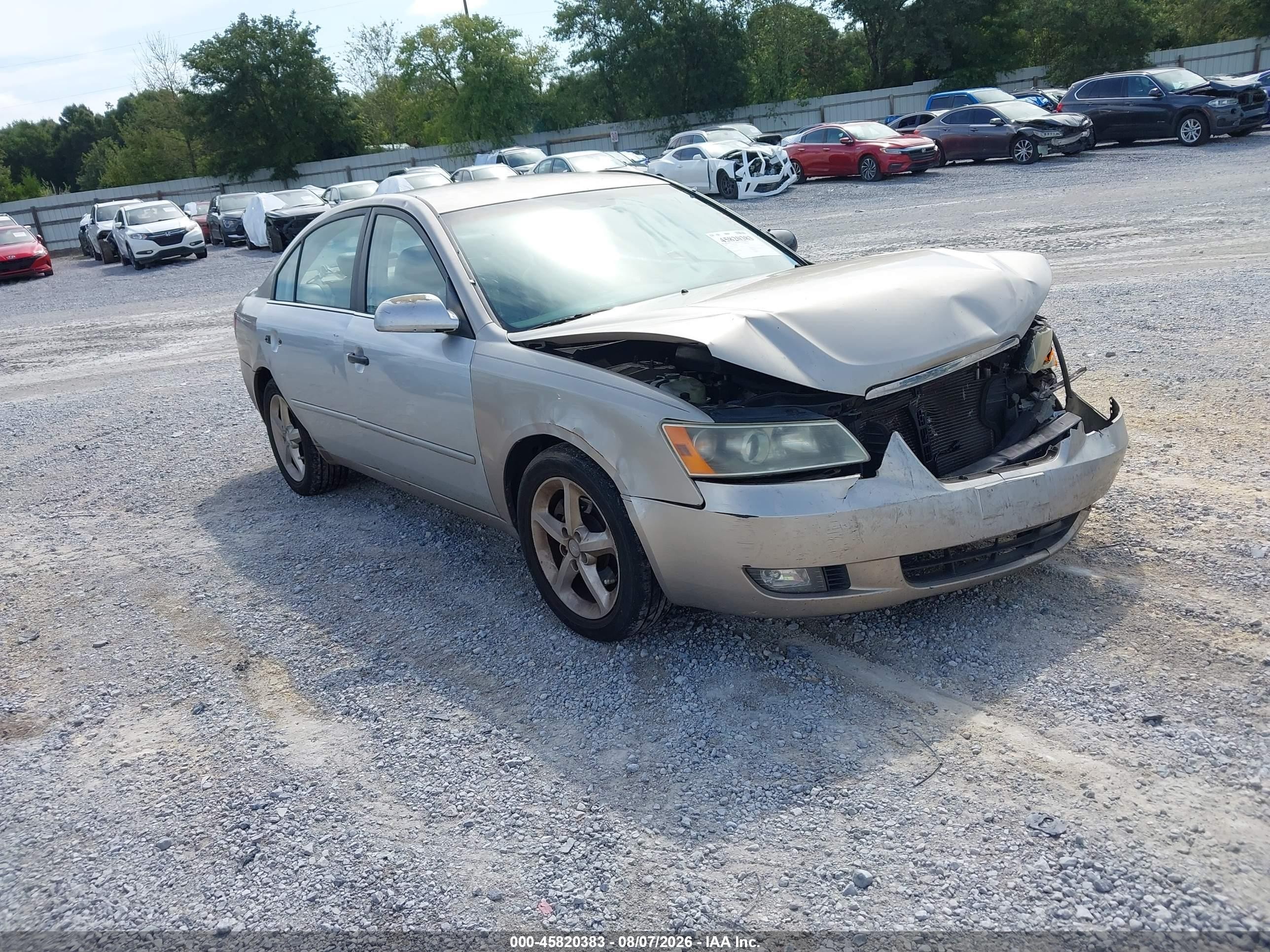 2007 Hyundai Sonata Se/limited Champagne vin: 5NPEU46FX7H160722