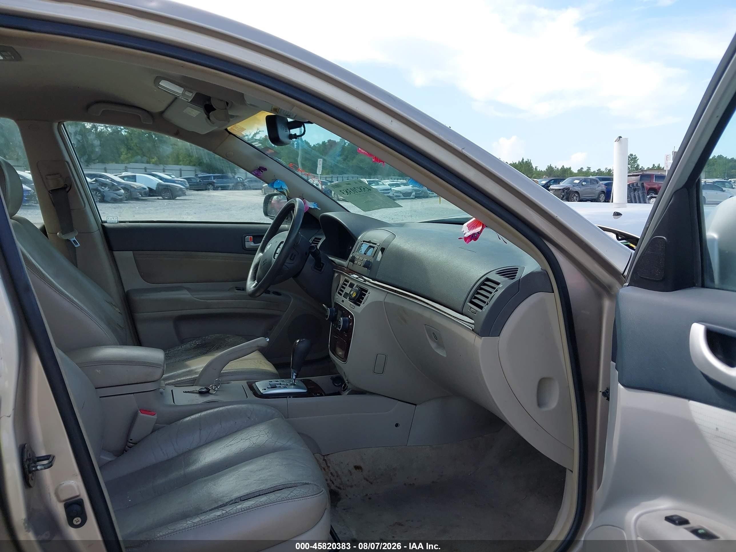 2007 Hyundai Sonata Se/limited Champagne vin: 5NPEU46FX7H160722