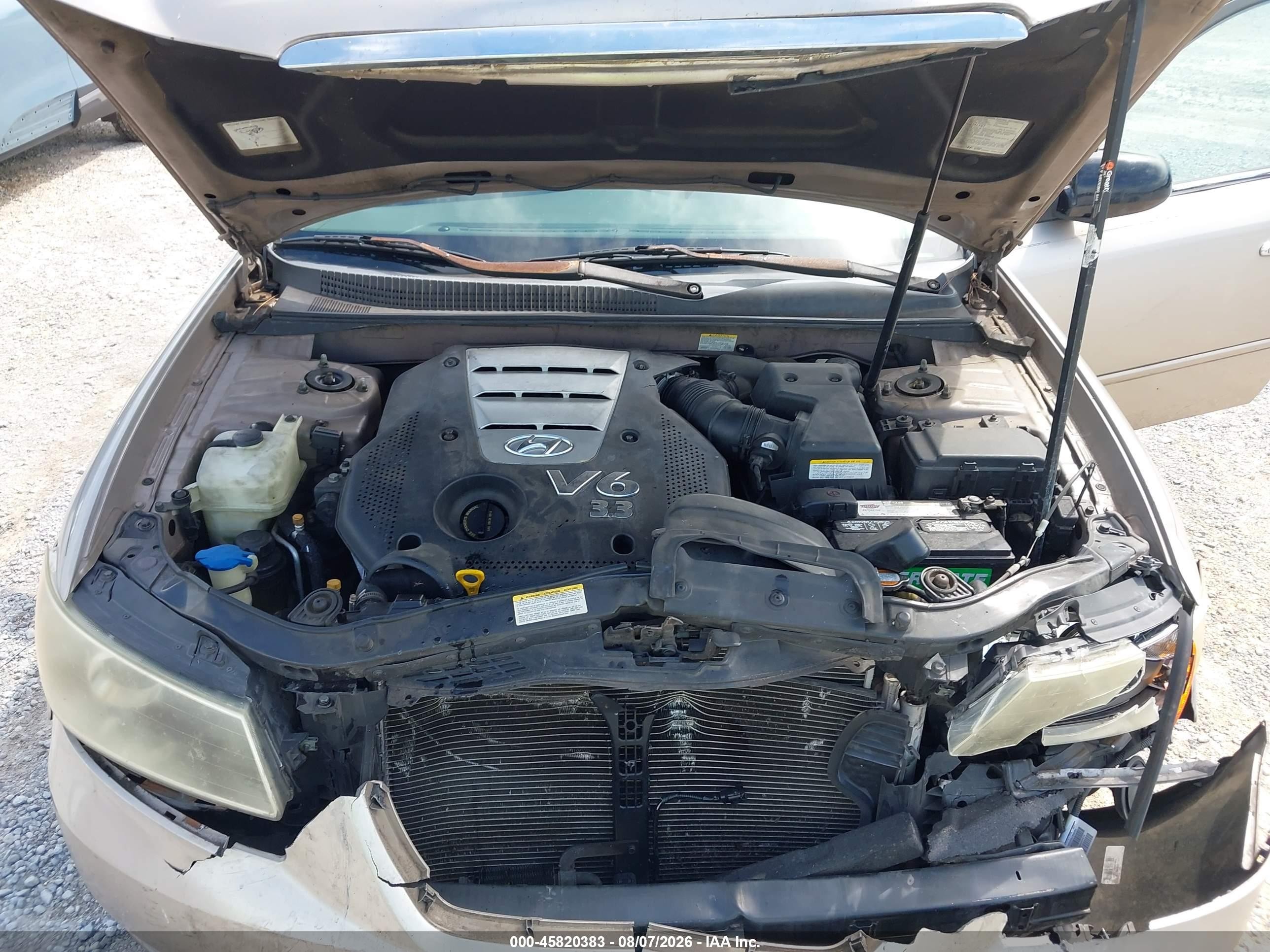 2007 Hyundai Sonata Se/limited Champagne vin: 5NPEU46FX7H160722