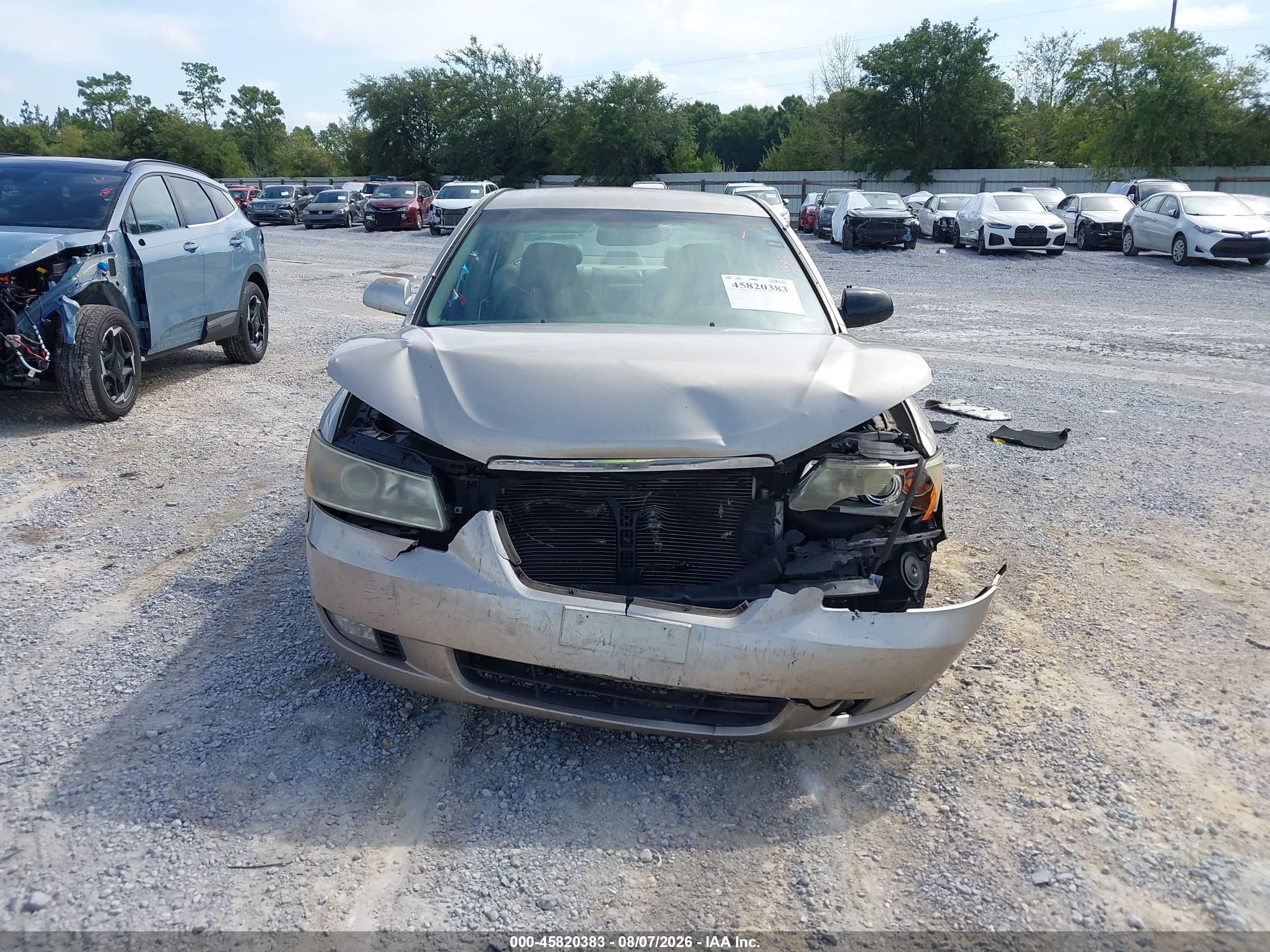 2007 Hyundai Sonata Se/limited Champagne vin: 5NPEU46FX7H160722