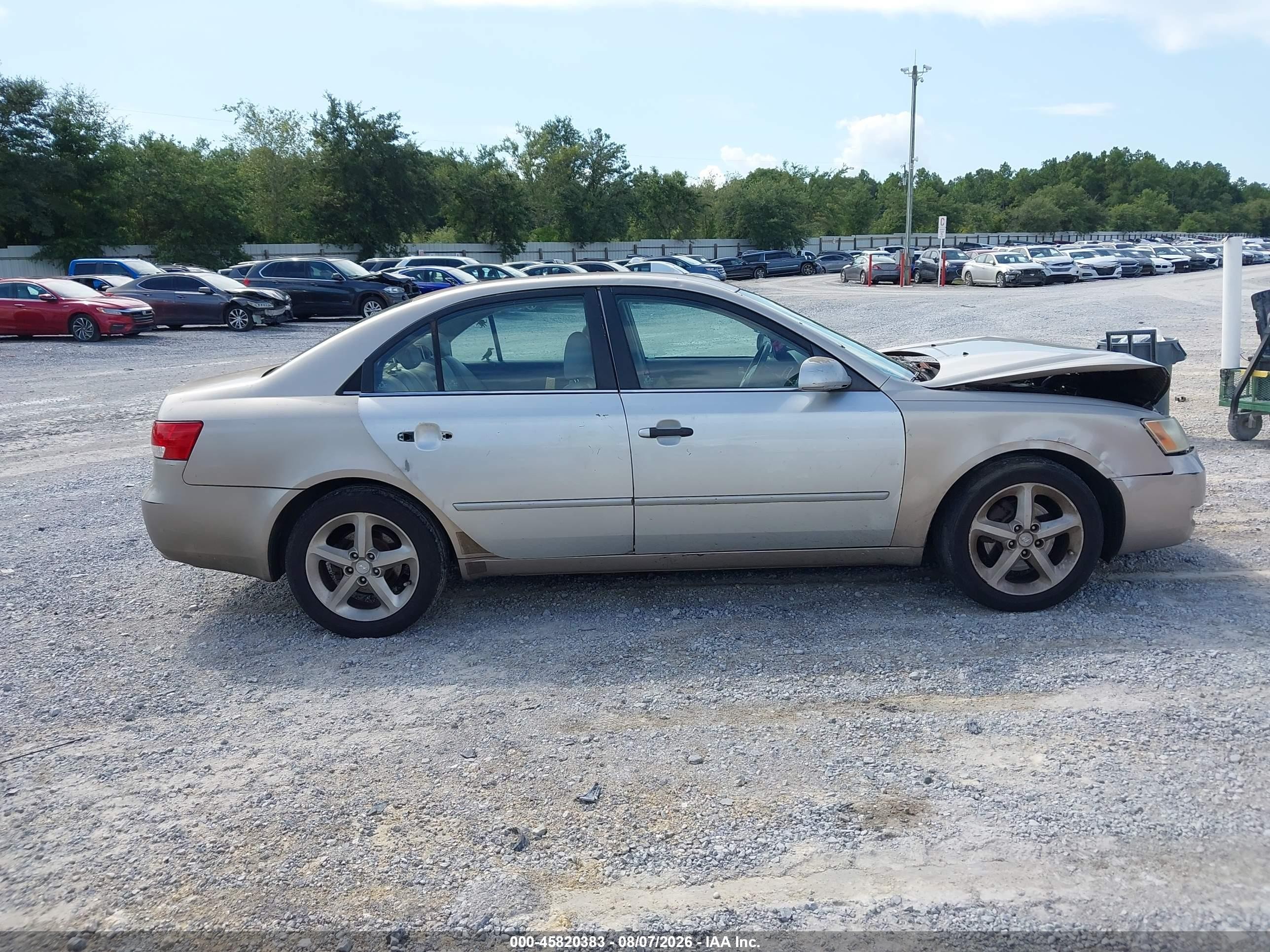 2007 Hyundai Sonata Se/limited Champagne vin: 5NPEU46FX7H160722