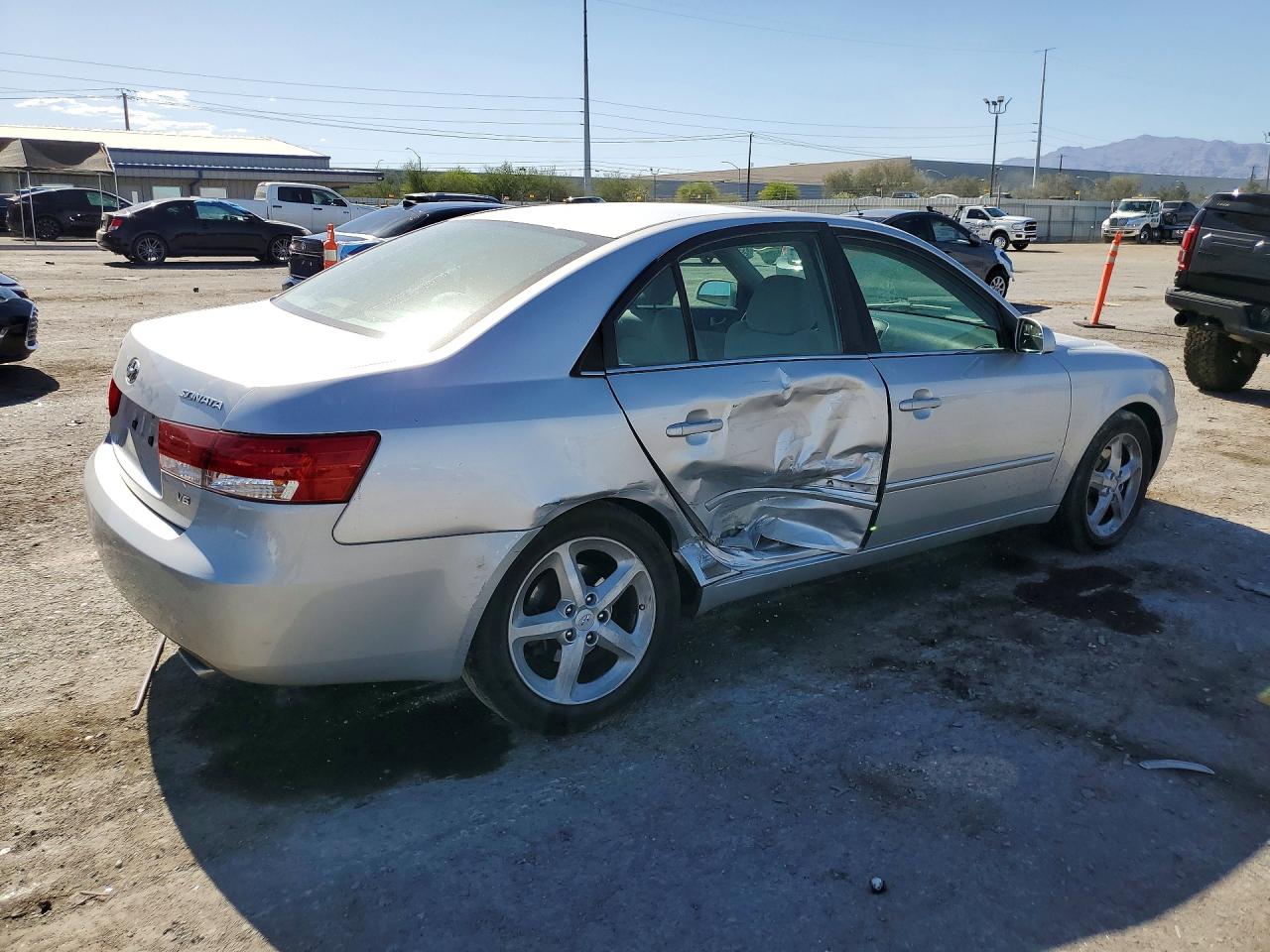 2007 Hyundai Sonata Se Silver vin: 5NPEU46FX7H208462