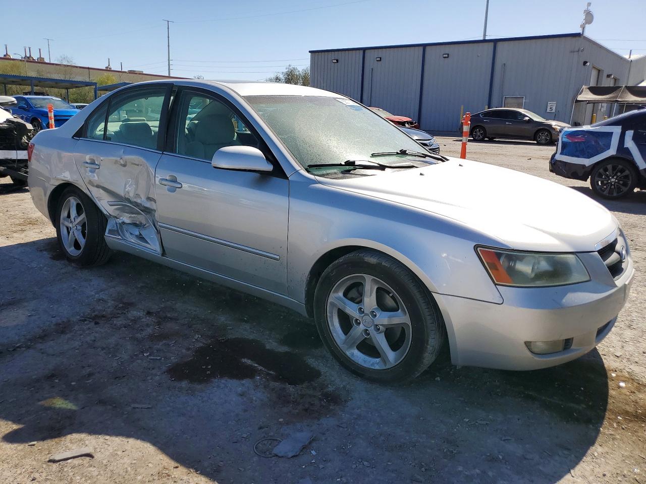 2007 Hyundai Sonata Se Silver vin: 5NPEU46FX7H208462