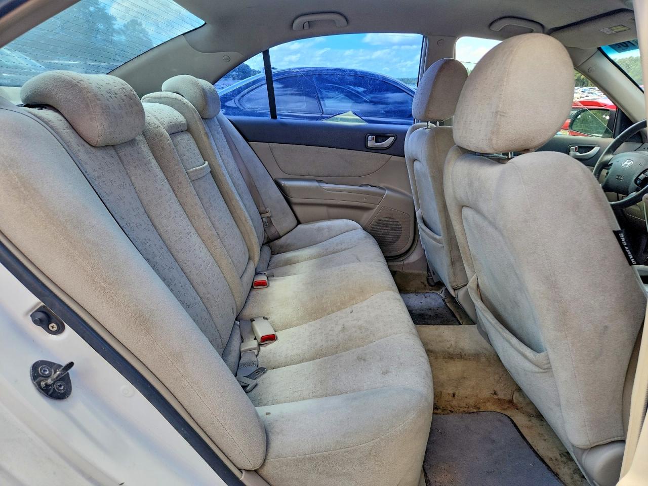 2007 Hyundai Sonata Se White vin: 5NPEU46FX7H220899