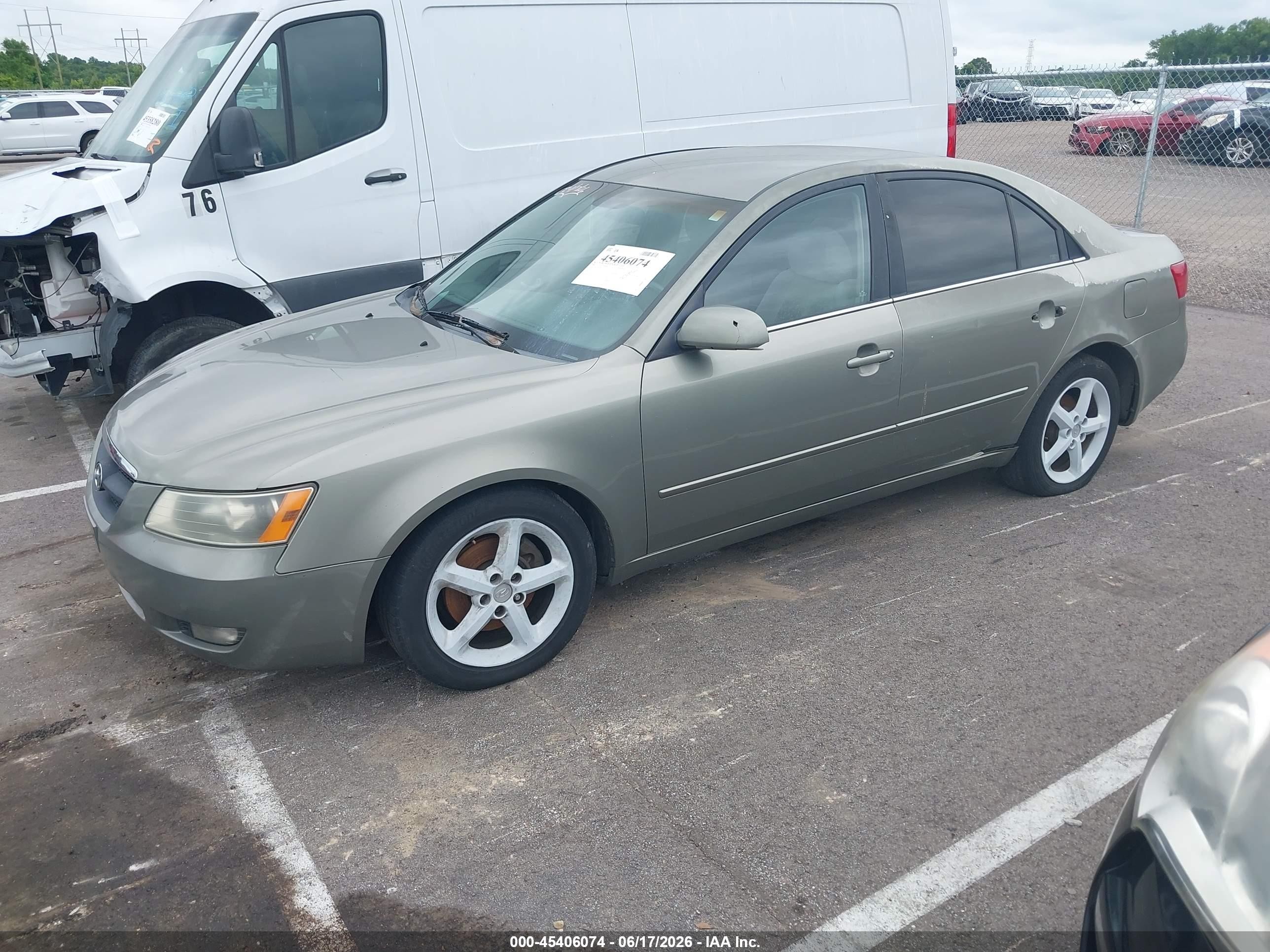 2007 Hyundai Sonata   Brown vin: 5NPEU46FX7H232731