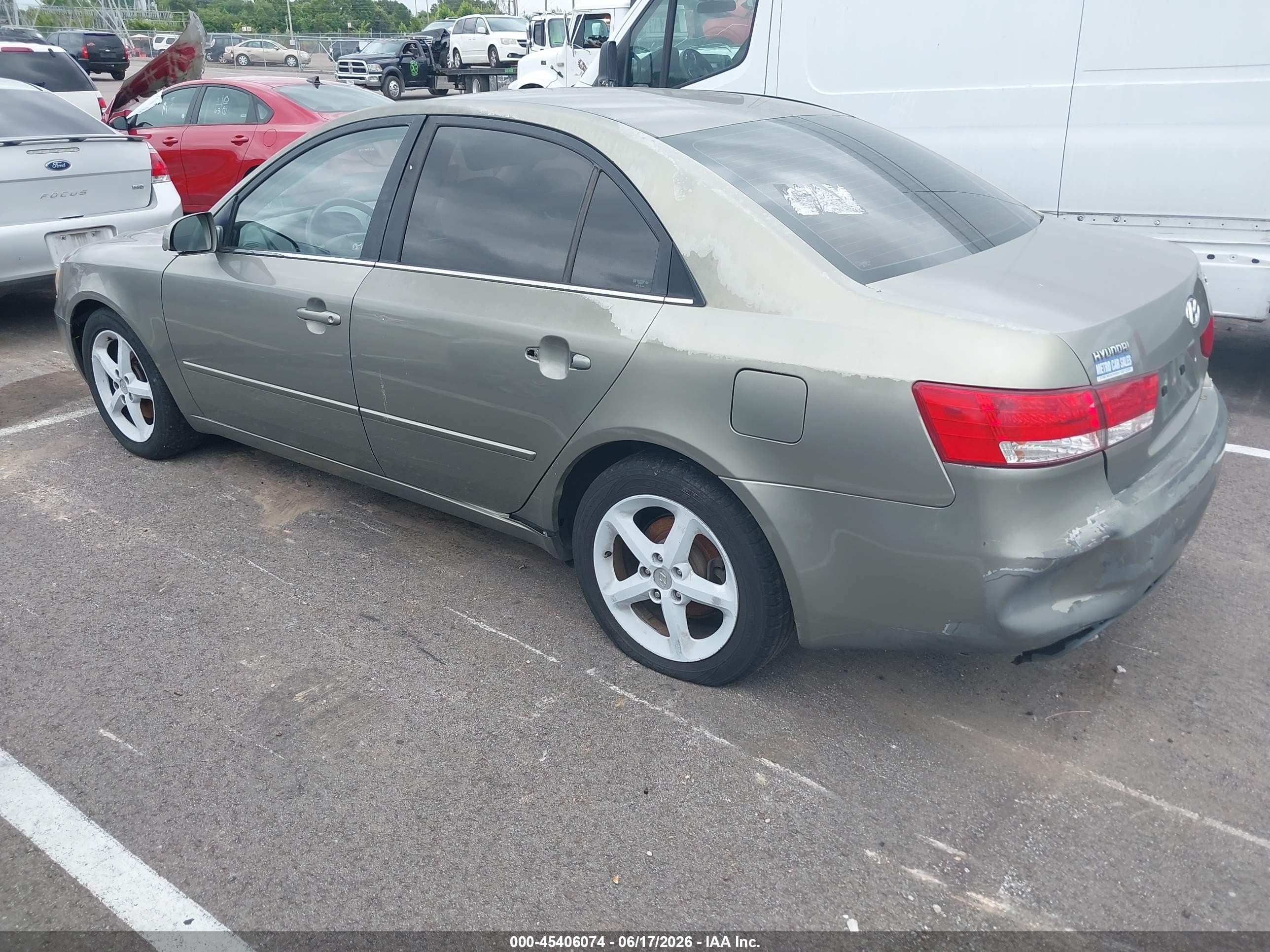 2007 Hyundai Sonata   Brown vin: 5NPEU46FX7H232731