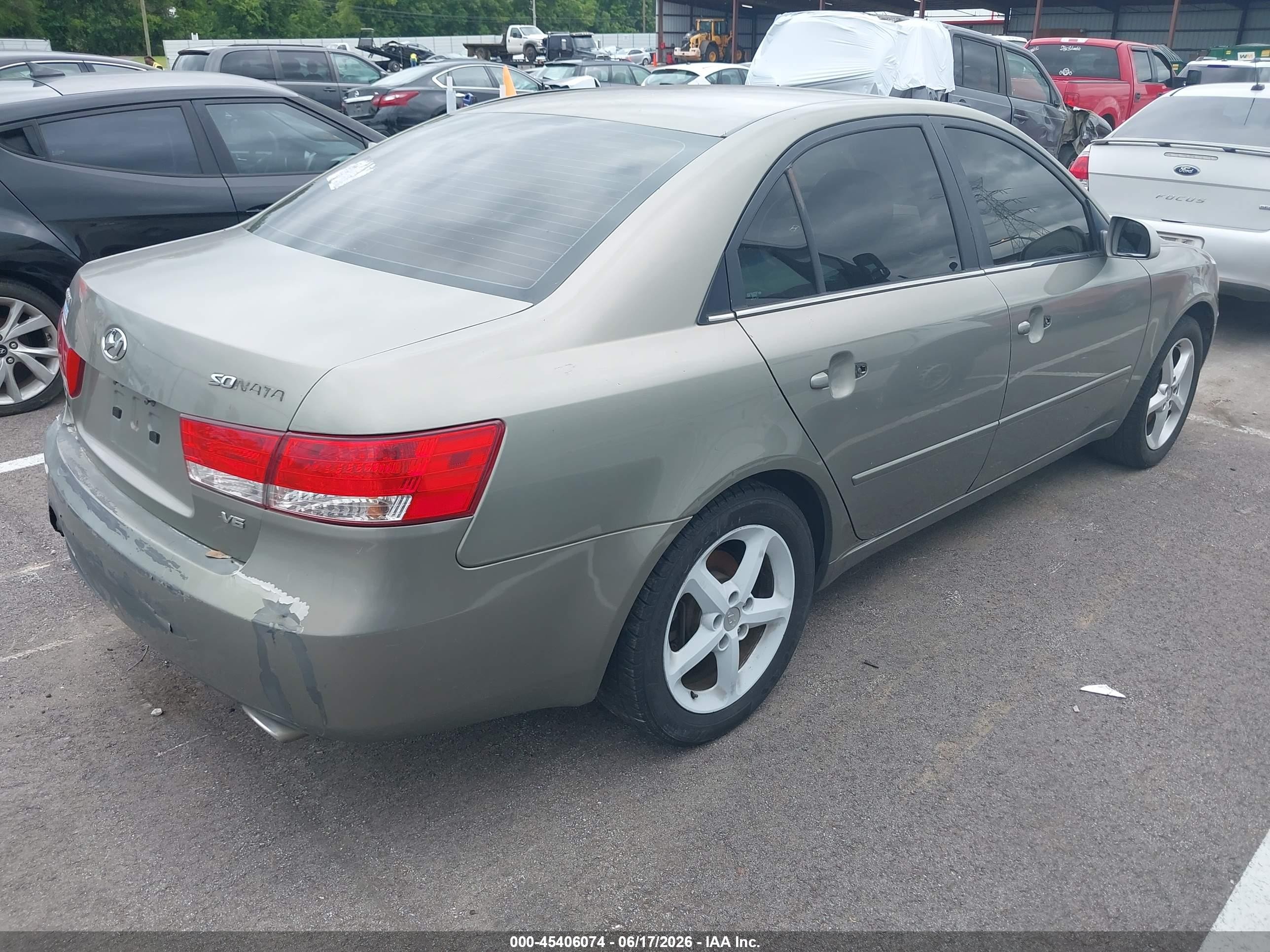 2007 Hyundai Sonata   Brown vin: 5NPEU46FX7H232731