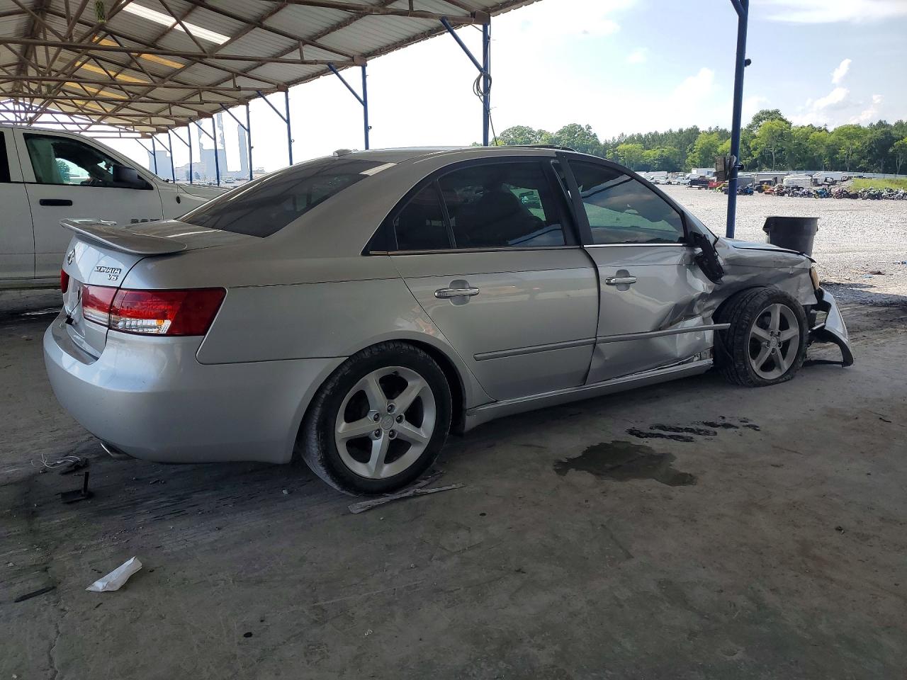 2007 Hyundai Sonata Se Серебряный vin: 5NPEU46FX7H283226