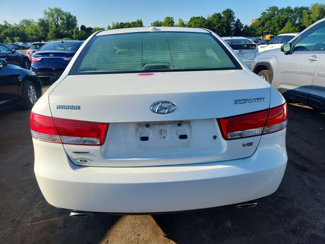 2007 Hyundai Sonata Se White vin: 5NPEU46FX7H291696