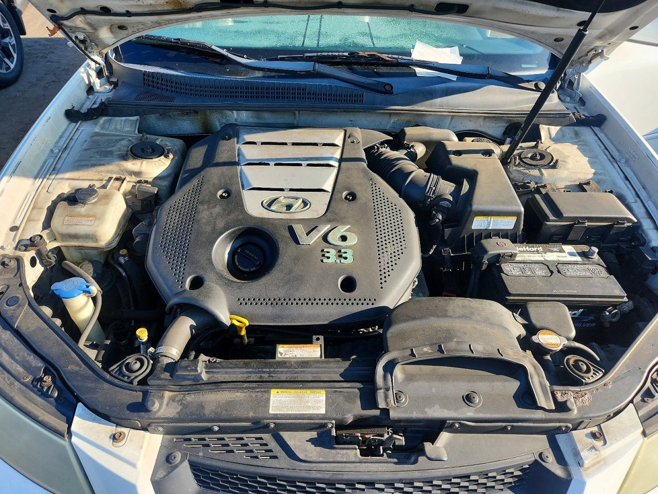 2007 Hyundai Sonata Se White vin: 5NPEU46FX7H291696