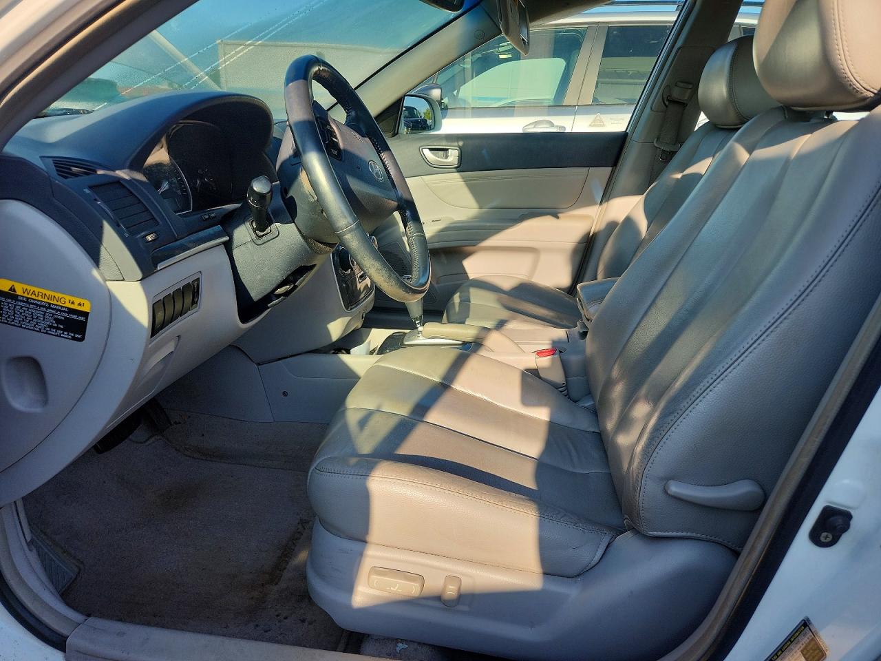 2007 Hyundai Sonata Se White vin: 5NPEU46FX7H291696