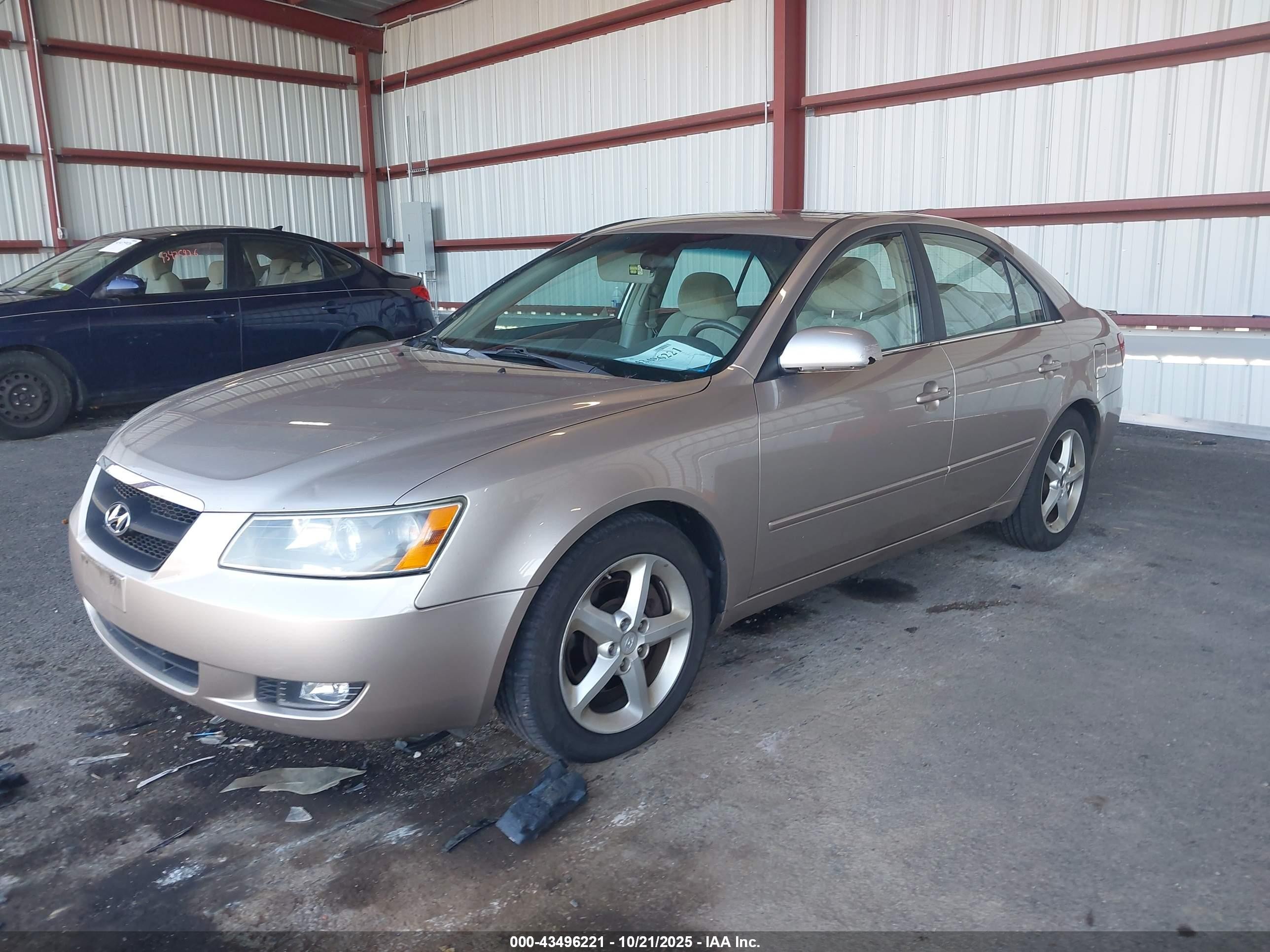 2007 Hyundai Sonata Limited/se V6 Gold vin: 5NPEU46FX7H292802