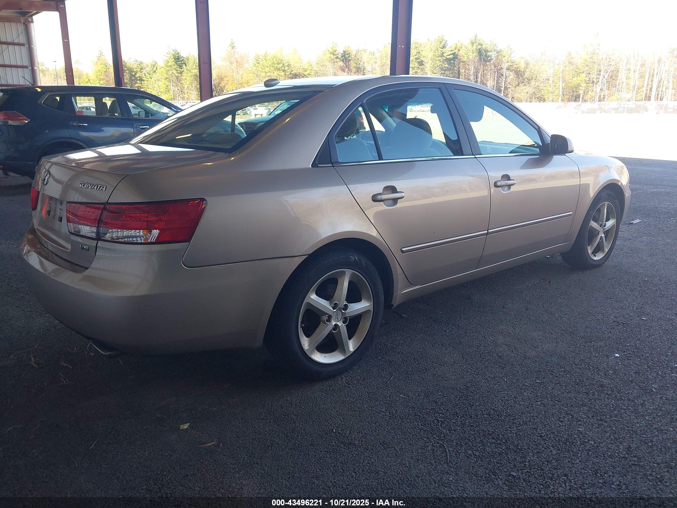 2007 Hyundai Sonata Limited/se V6 Gold vin: 5NPEU46FX7H292802