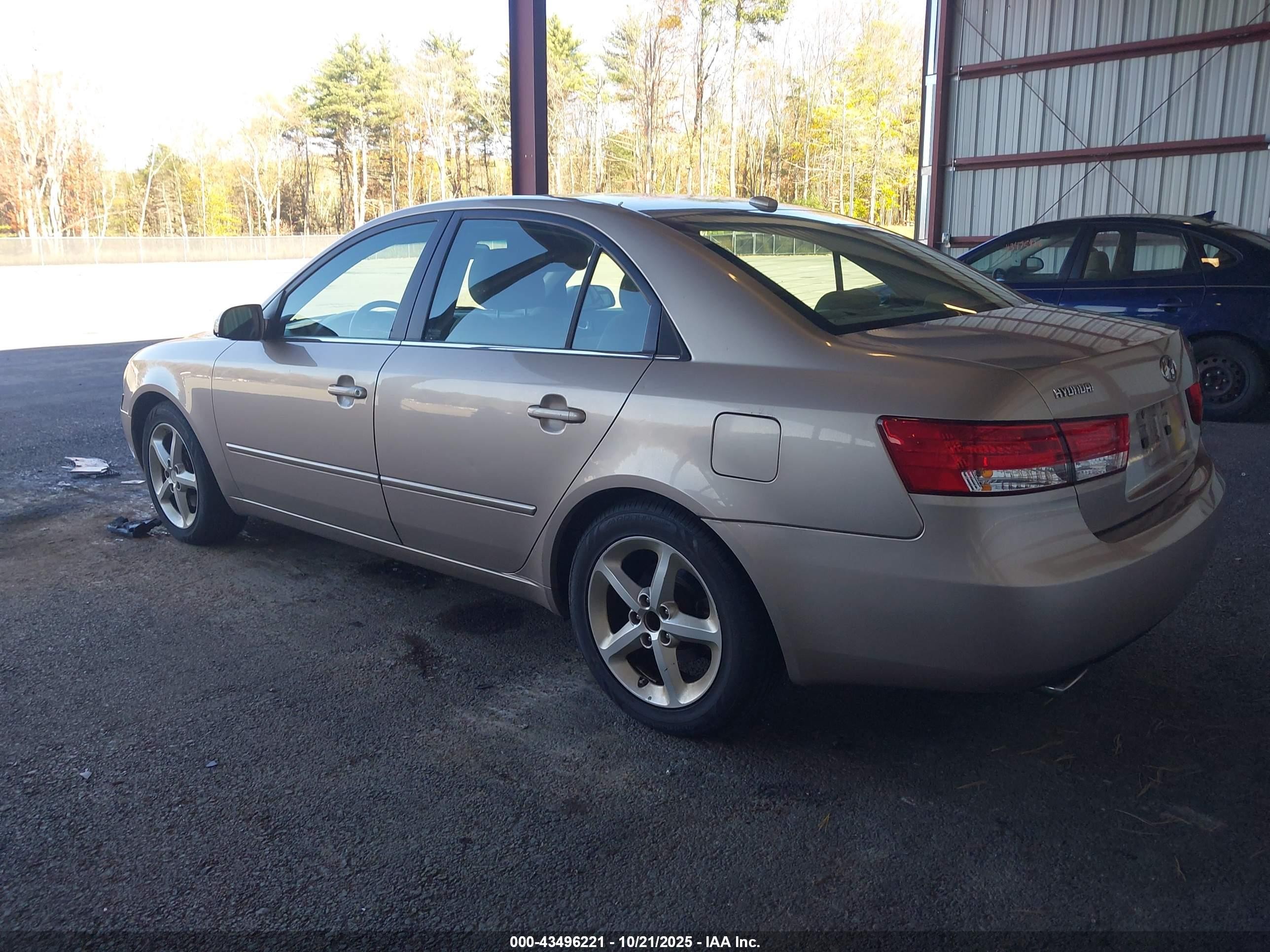 2007 Hyundai Sonata Limited/se V6 Gold vin: 5NPEU46FX7H292802