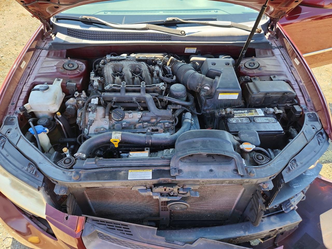 2008 Hyundai Sonata Se V6 Maroon vin: 5NPEU46FX8H306392