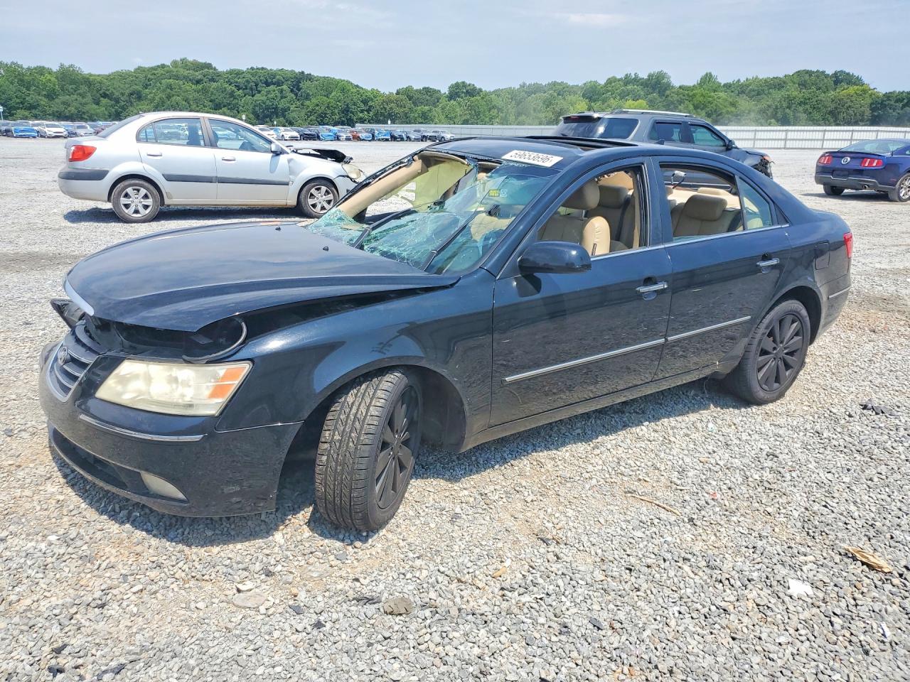 2009 Hyundai Sonata Limited V6 Black vin: 5NPEU46FX9H430454