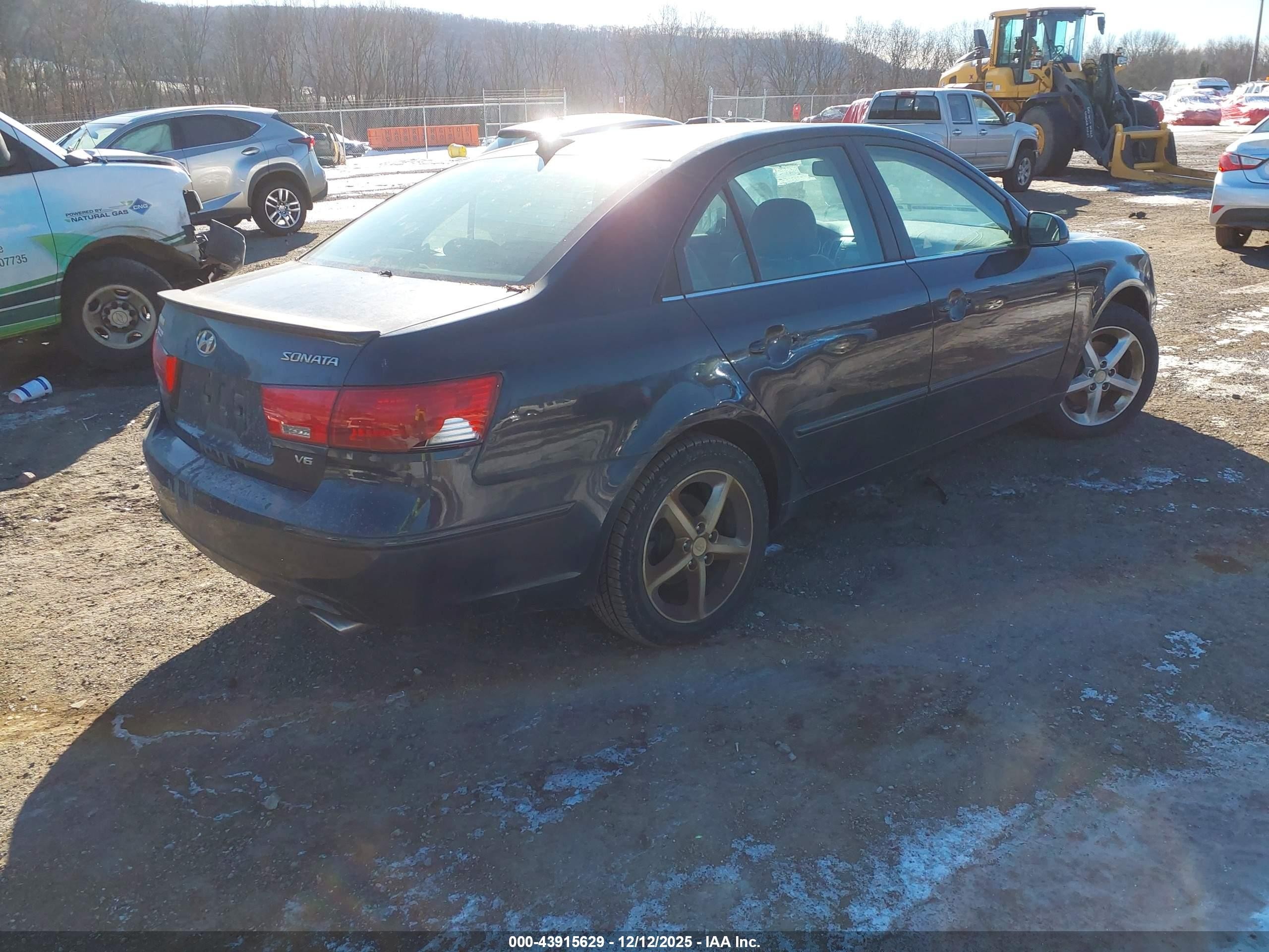 2009 Hyundai Sonata Se V6 Black vin: 5NPEU46FX9H443818