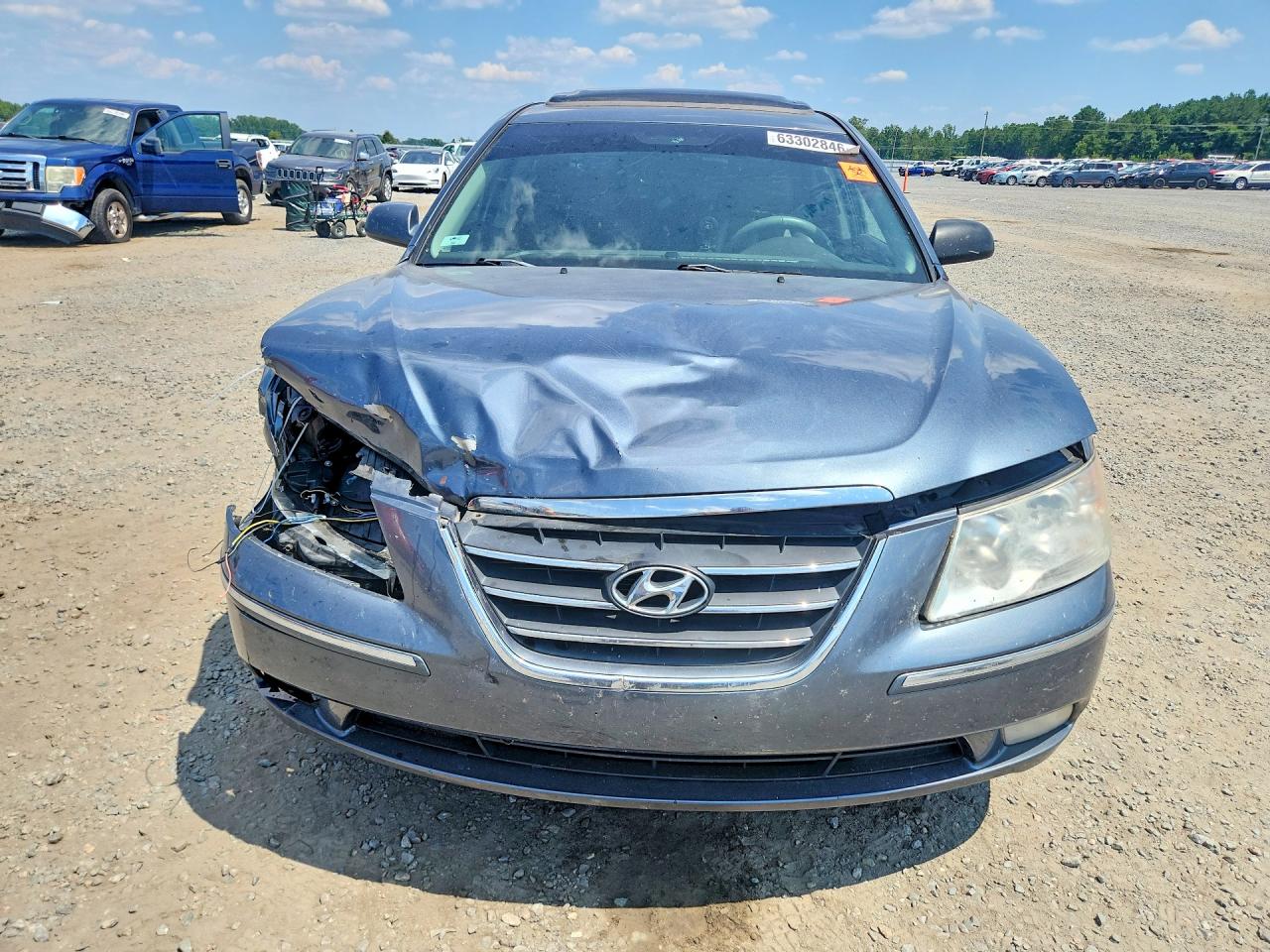 2009 Hyundai Sonata Limited V6 Blue vin: 5NPEU46FX9H482747