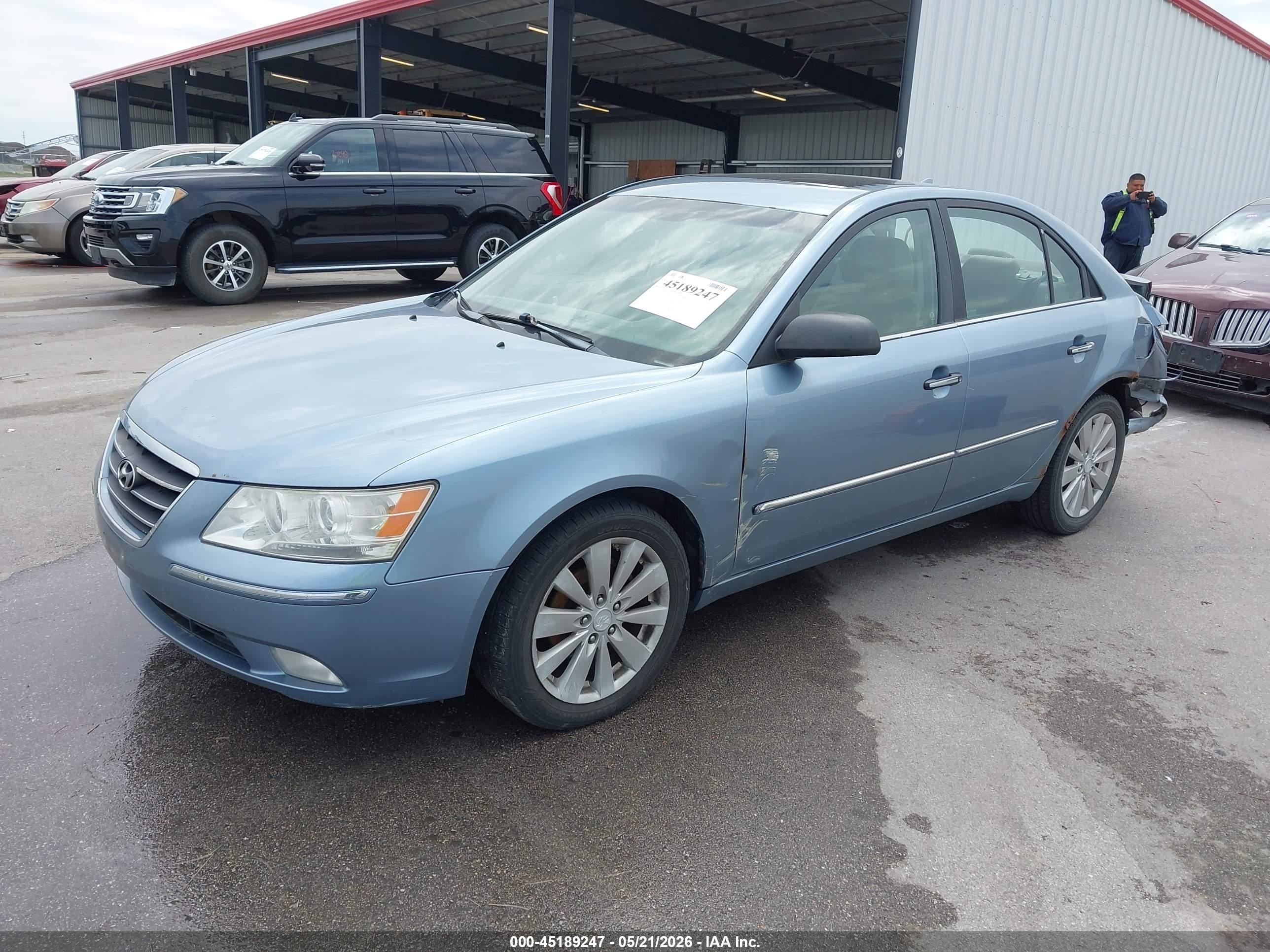 2010 Hyundai Sonata Limited Blue vin: 5NPEU4AC0AH641986