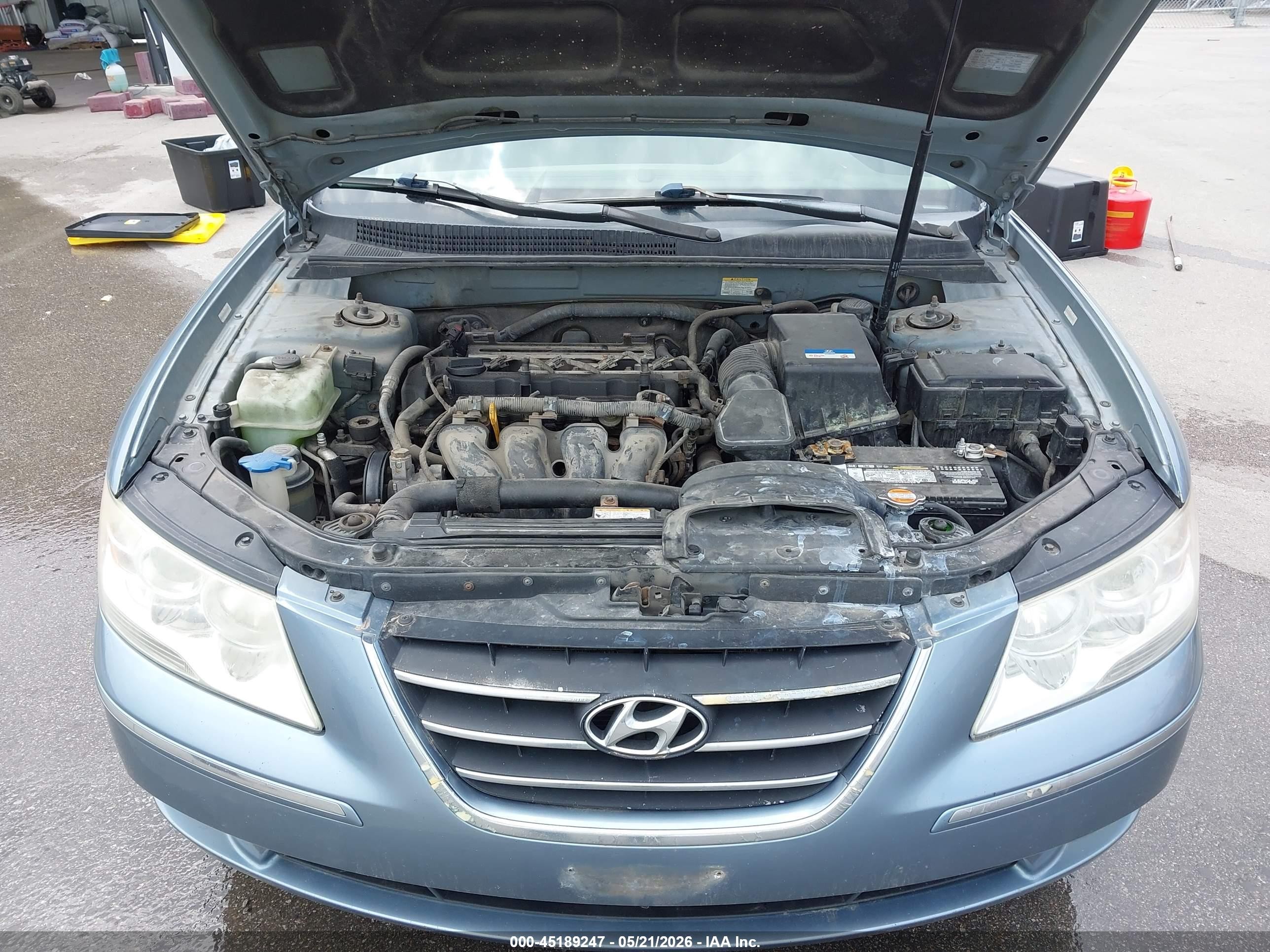 2010 Hyundai Sonata Limited Blue vin: 5NPEU4AC0AH641986