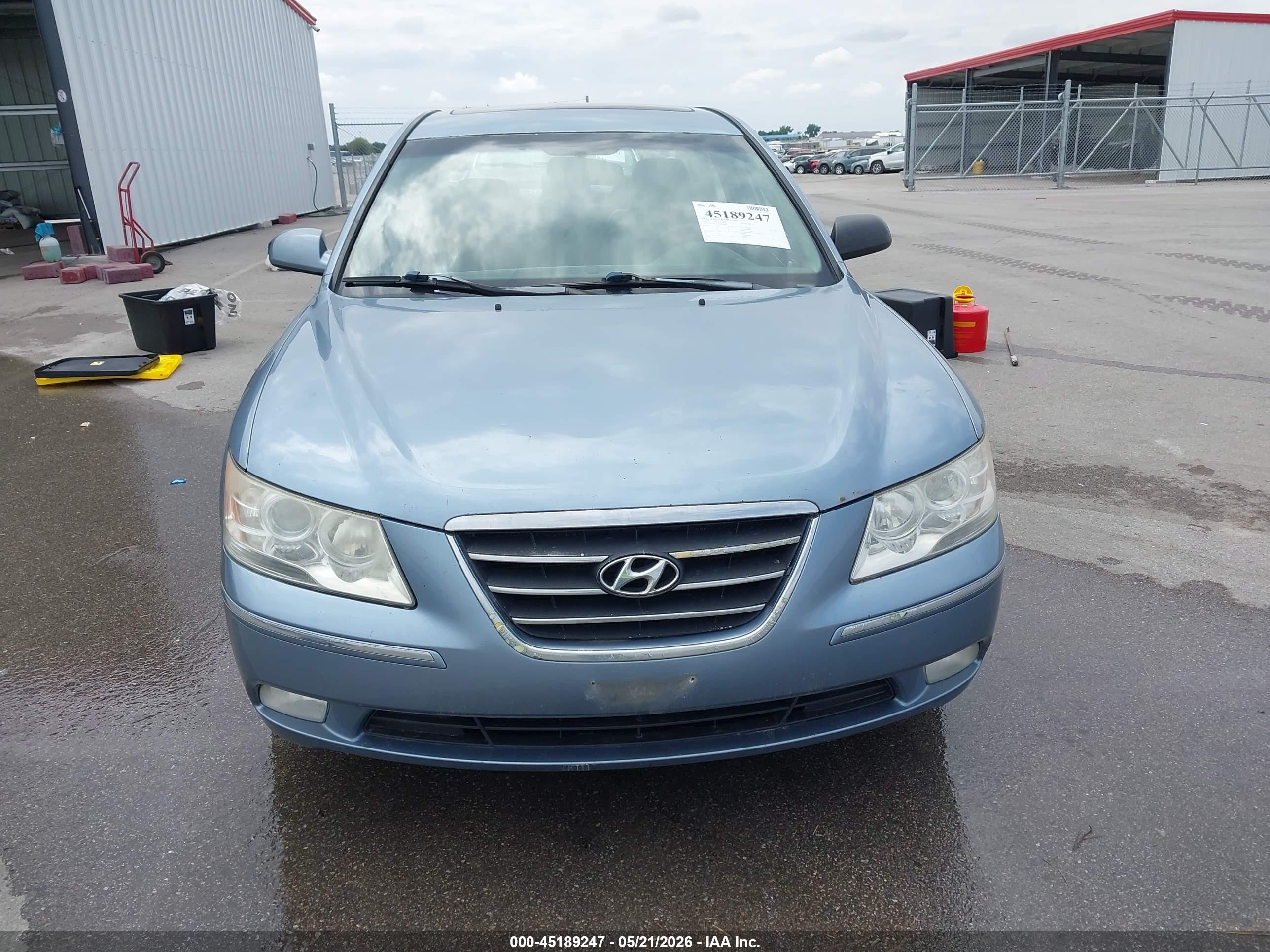 2010 Hyundai Sonata Limited Blue vin: 5NPEU4AC0AH641986