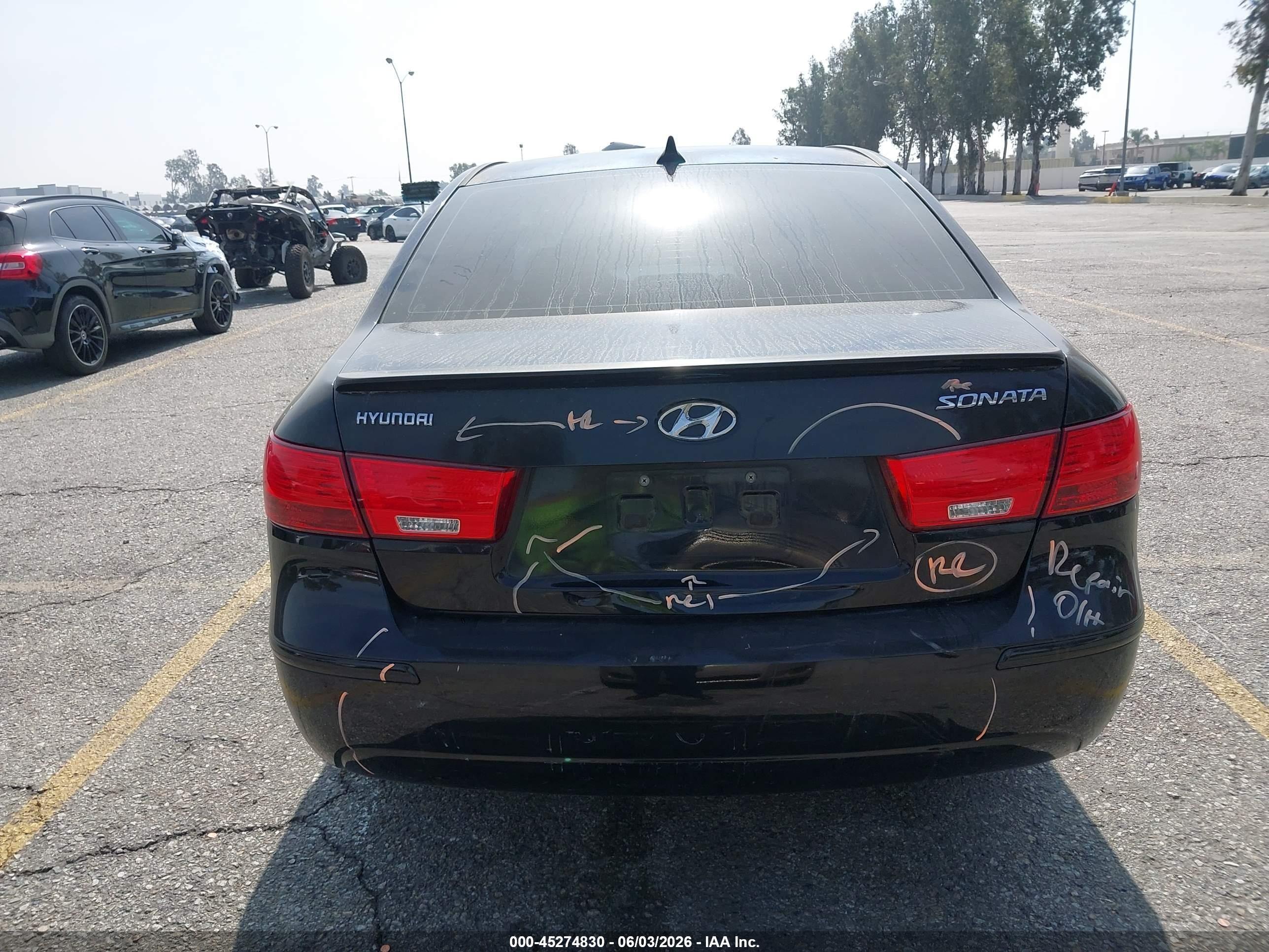 2010 Hyundai Sonata Se Black vin: 5NPEU4AC1AH616899