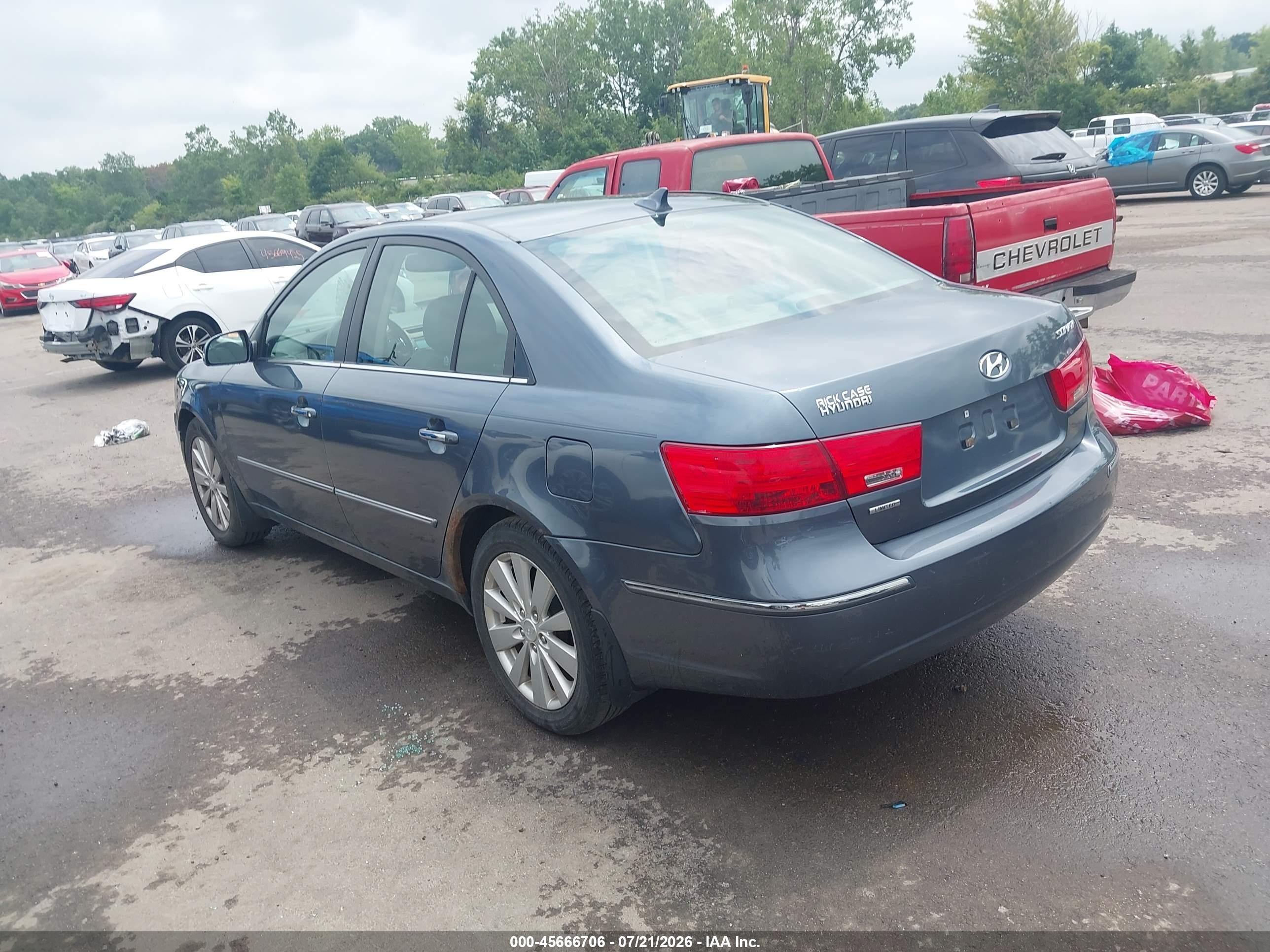 2010 Hyundai Sonata Limited Gray vin: 5NPEU4AC3AH606536