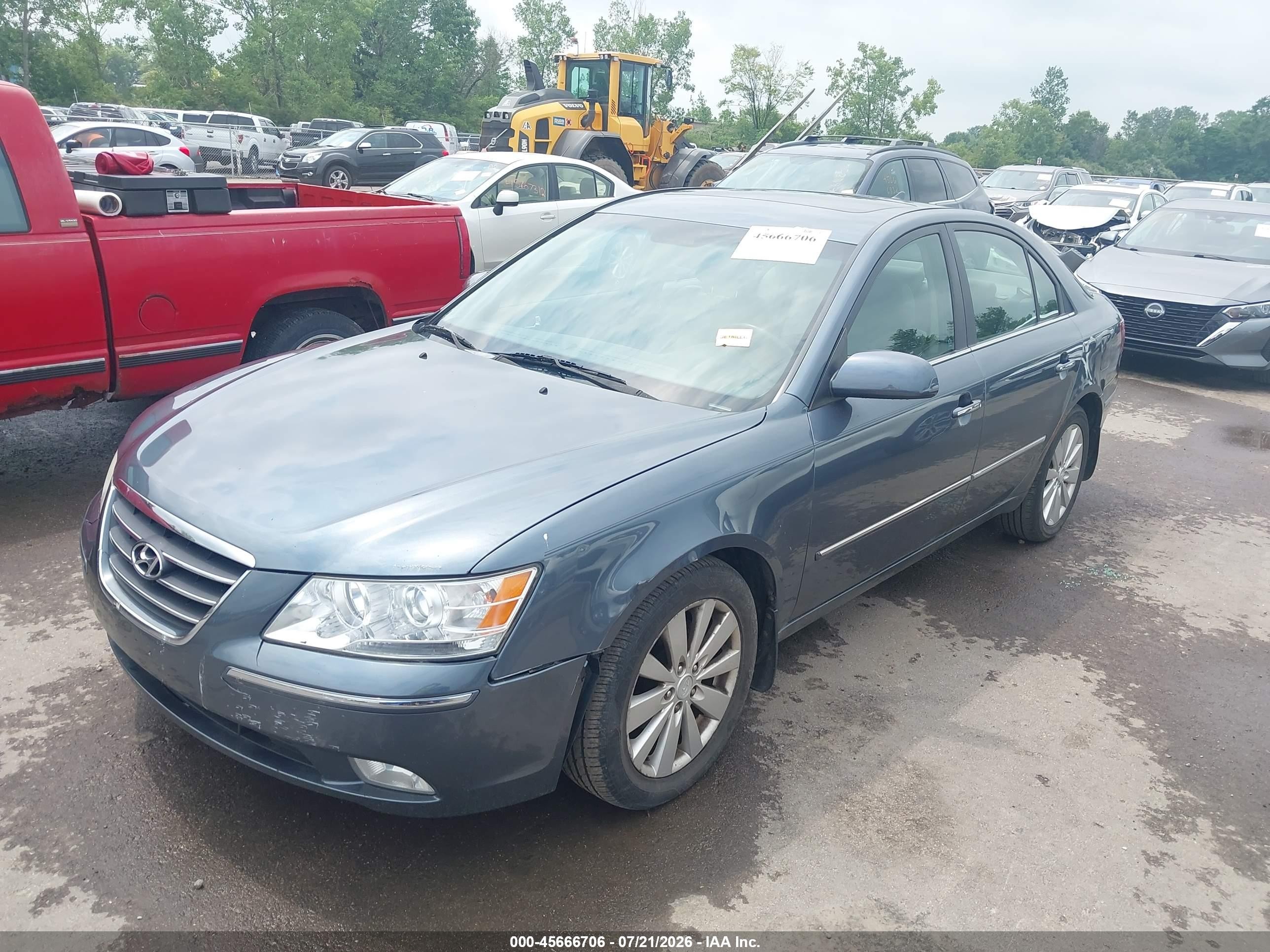 2010 Hyundai Sonata Limited Gray vin: 5NPEU4AC3AH606536