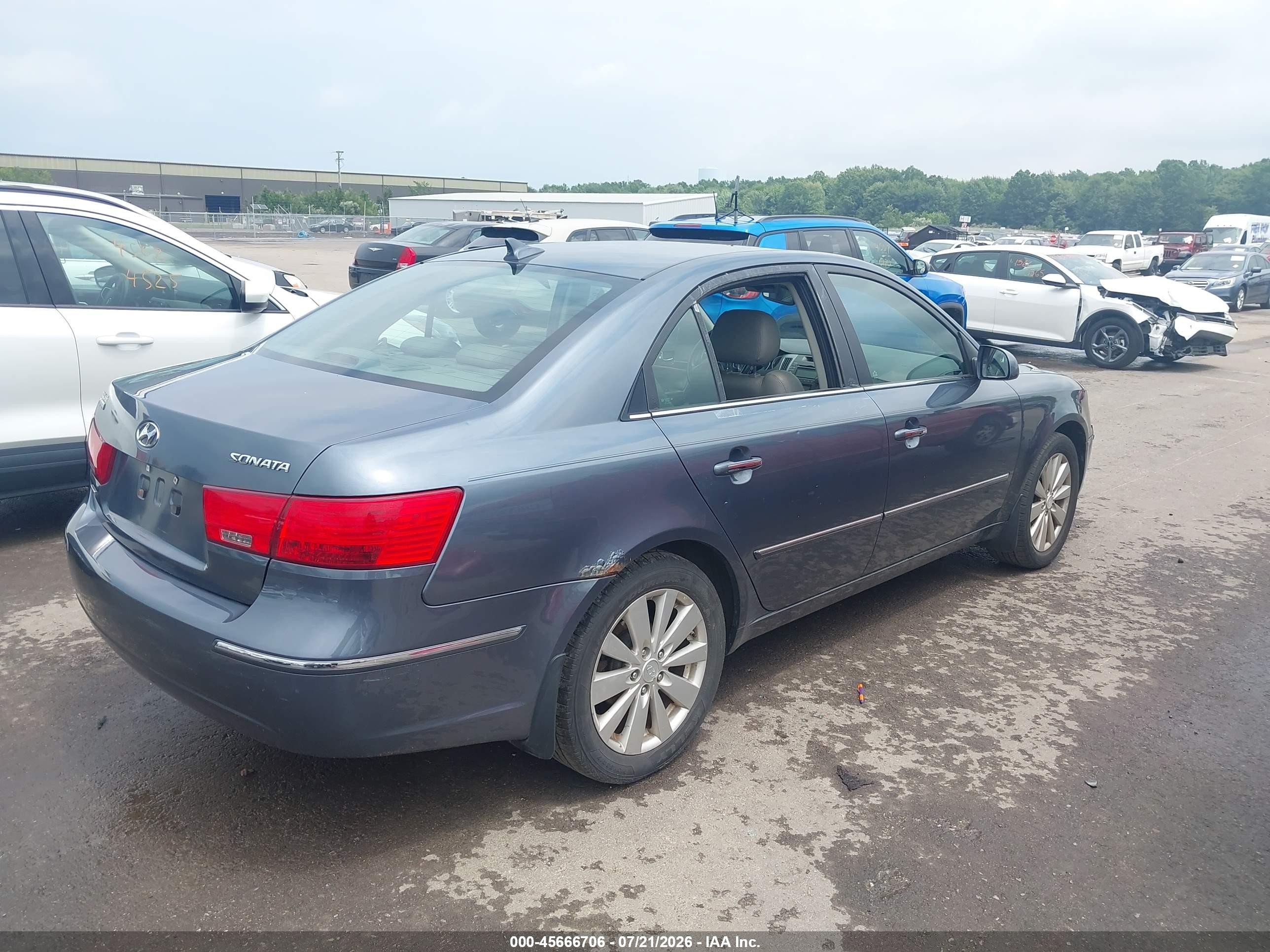 2010 Hyundai Sonata Limited Gray vin: 5NPEU4AC3AH606536
