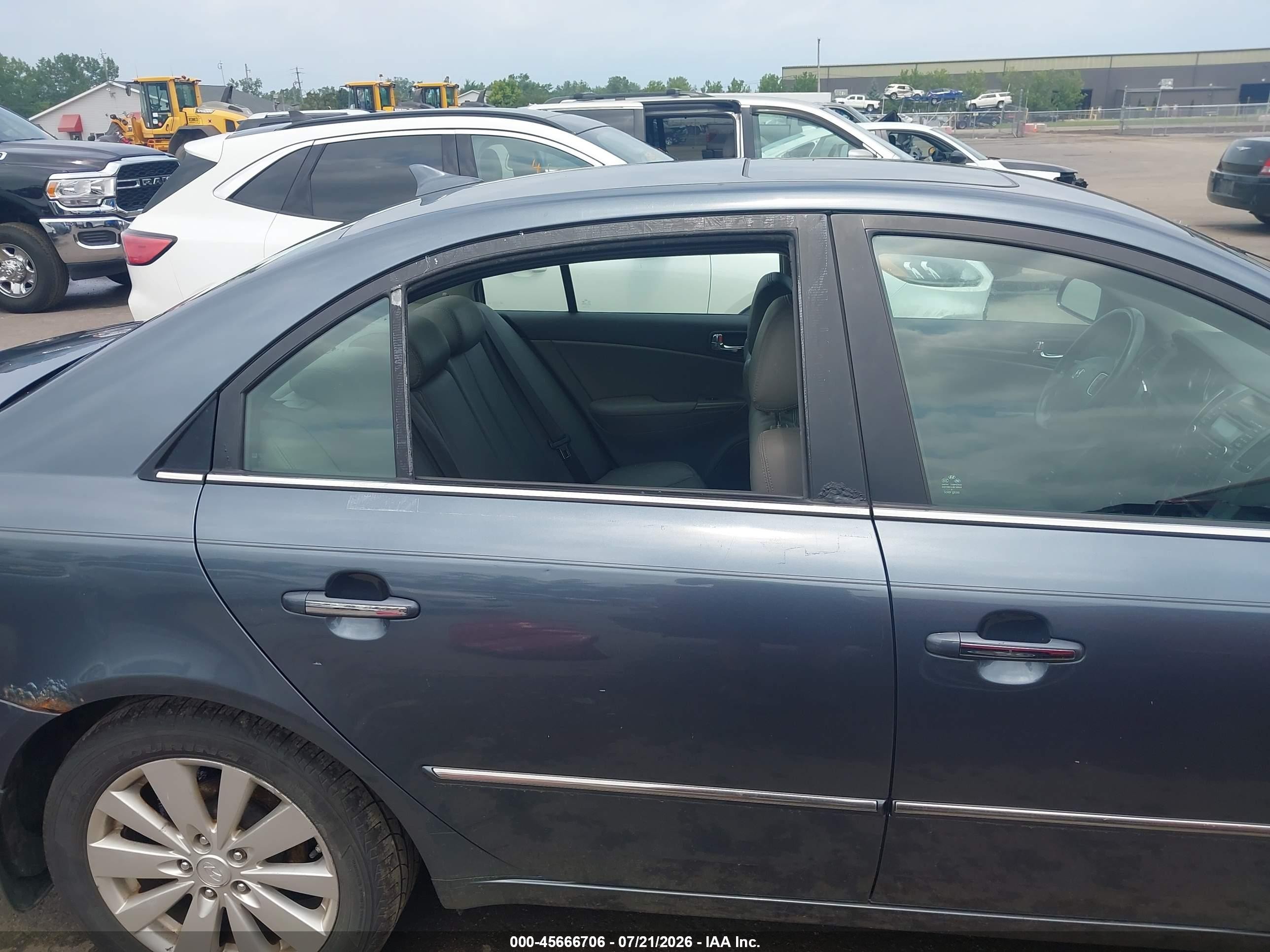 2010 Hyundai Sonata Limited Gray vin: 5NPEU4AC3AH606536
