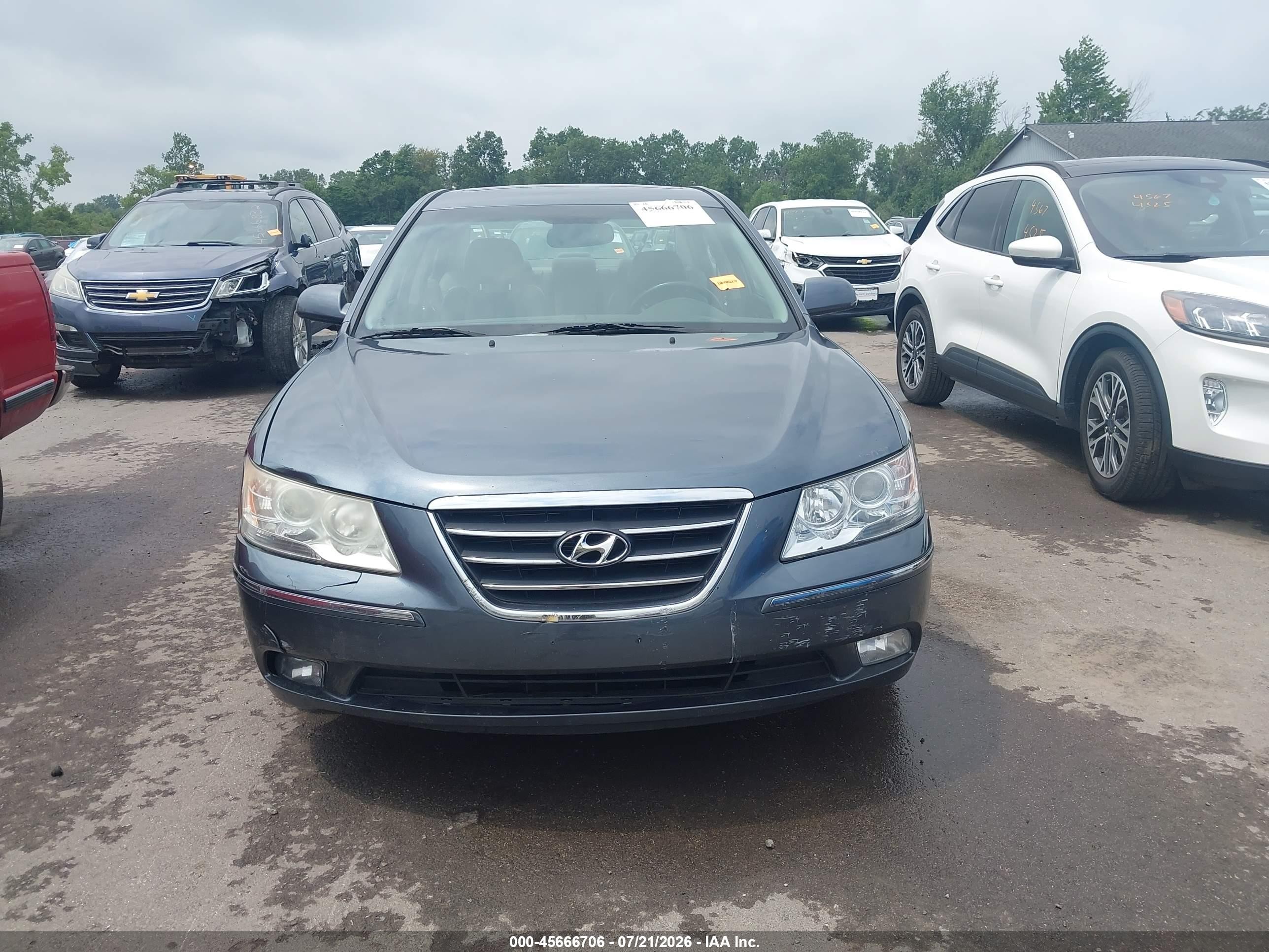 2010 Hyundai Sonata Limited Gray vin: 5NPEU4AC3AH606536