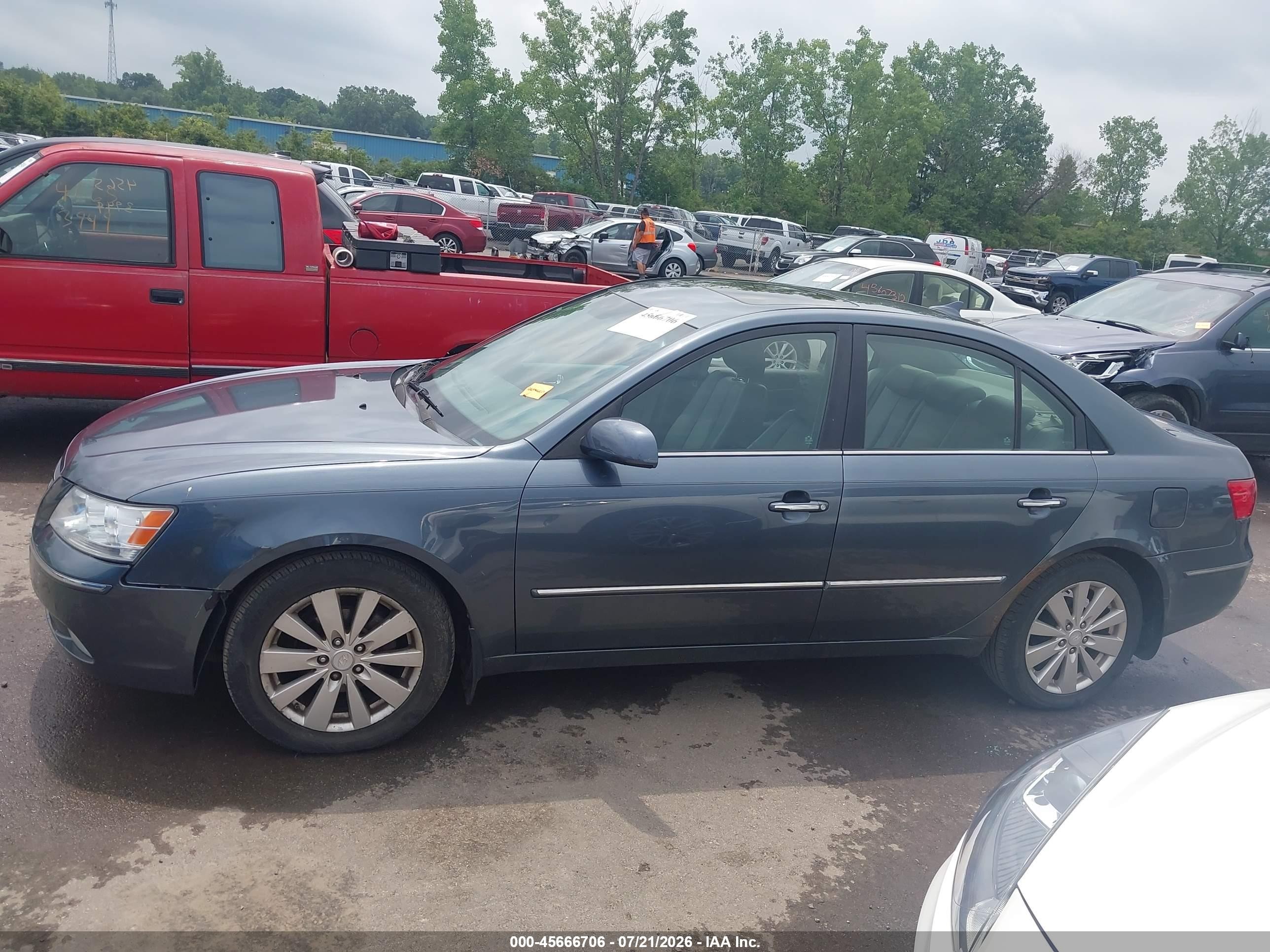 2010 Hyundai Sonata Limited Gray vin: 5NPEU4AC3AH606536