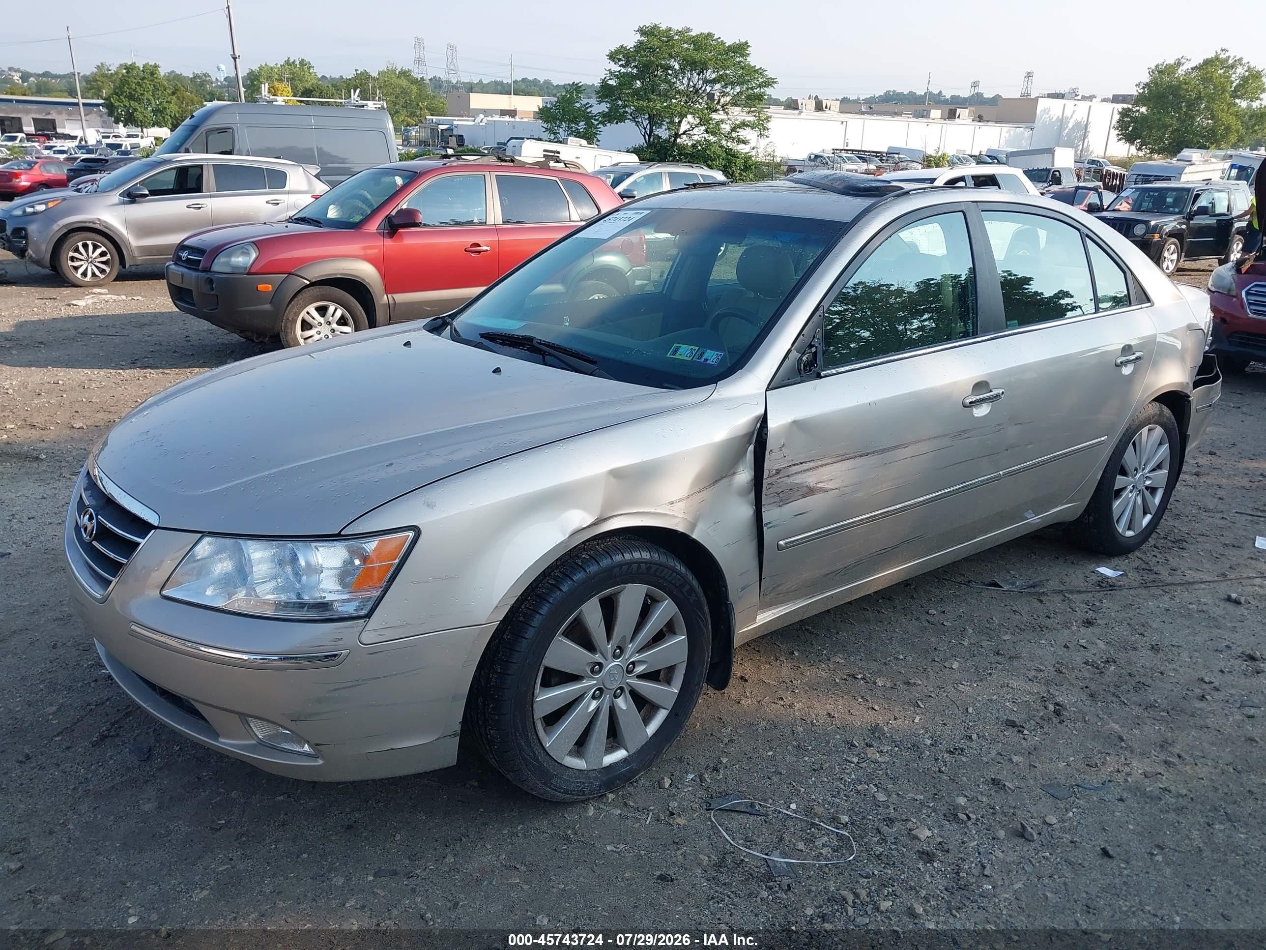 2010 Hyundai Sonata Limited Gold vin: 5NPEU4AC3AH608755