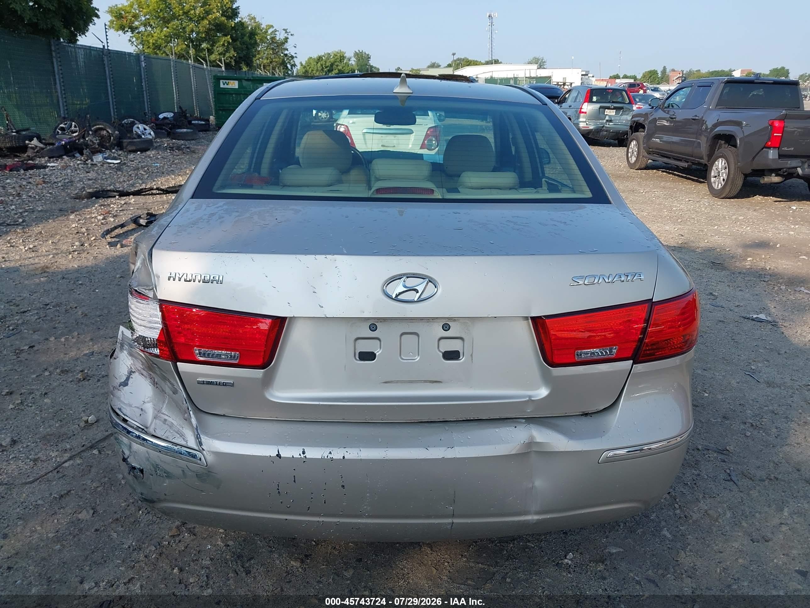 2010 Hyundai Sonata Limited Gold vin: 5NPEU4AC3AH608755